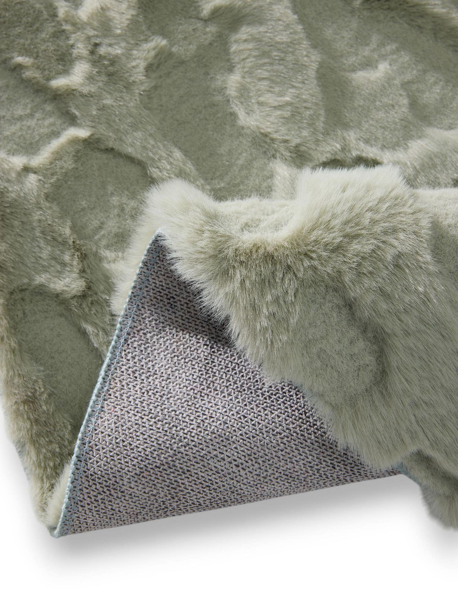 Teppich aus 100% Polyester in Grön mit 21 - 30 mm hohem Flor von benuta Pop