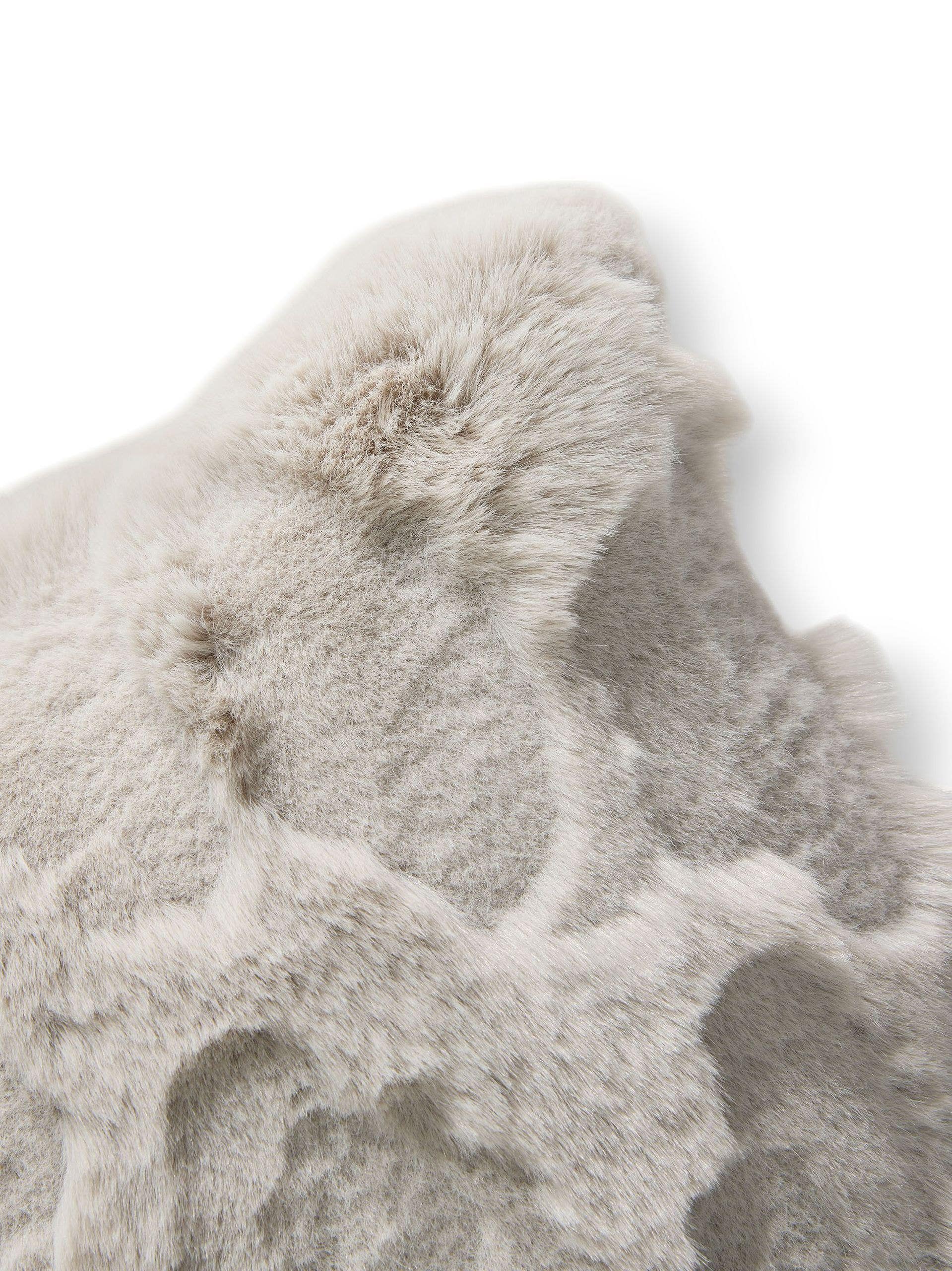 Poszewka Immy szary com design Animal-Look em 100% poliester da benuta Pop