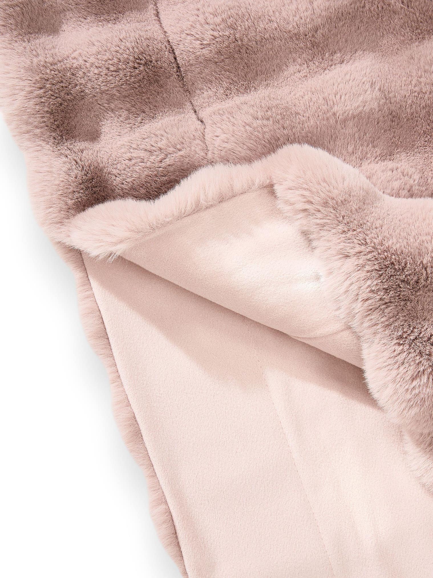 Pläd Dave Rosa med Uni-design i 100% Polyester från benuta Nest