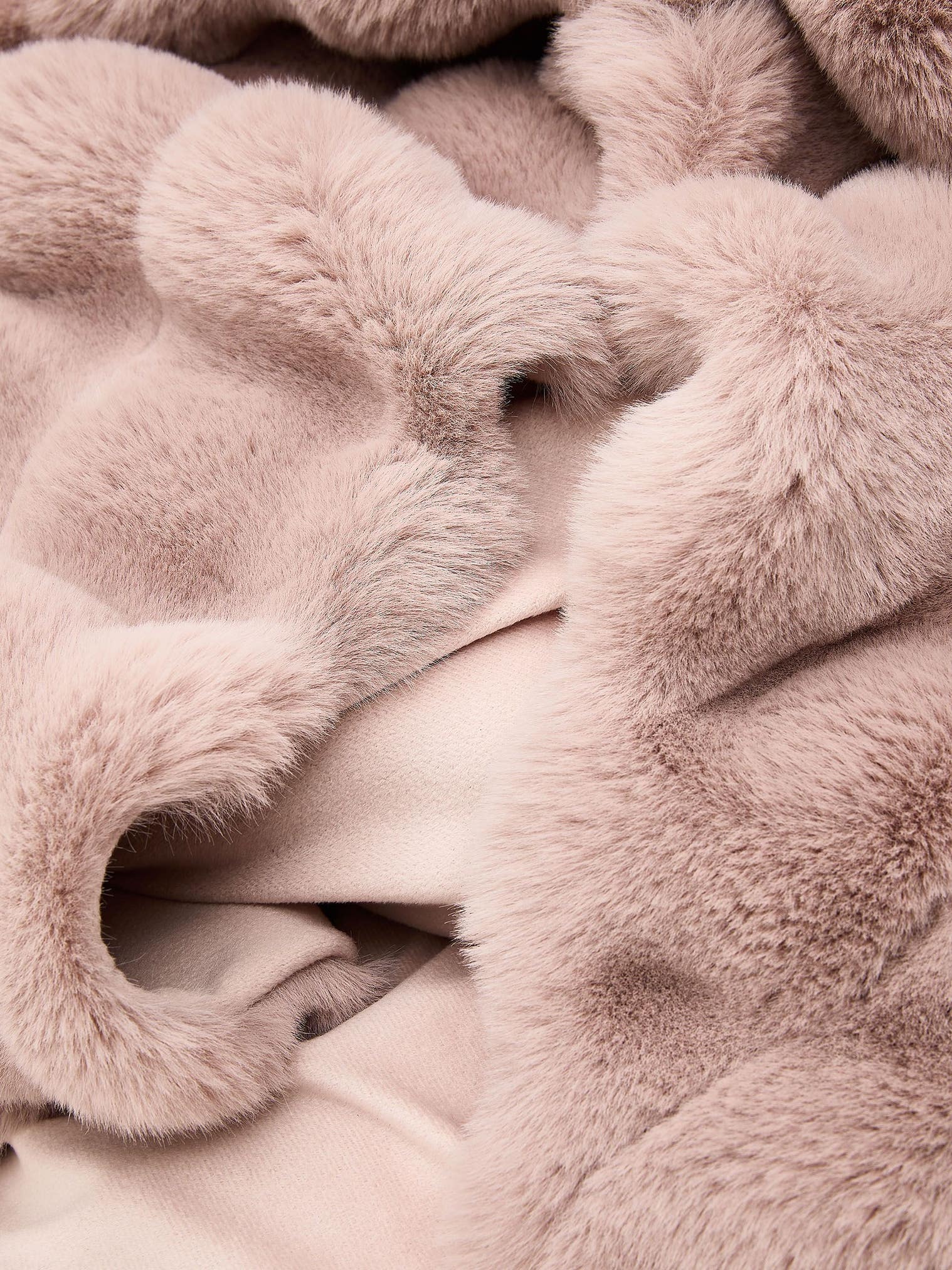 Pläd Dave Rosa med Uni-design i 100% Polyester från benuta Nest