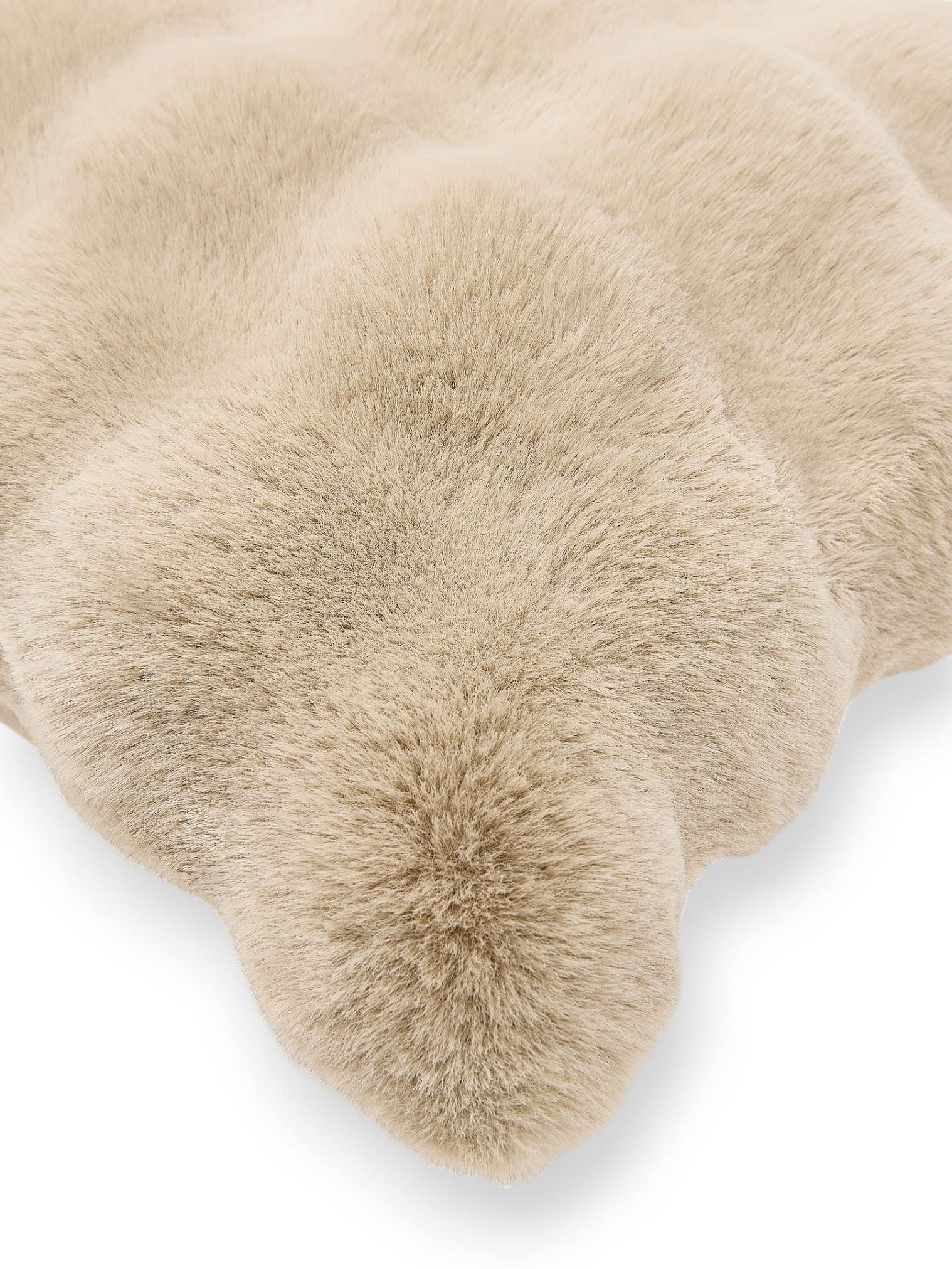 Kissenbezug Dave Beige im Design Uni aus 100% Polyester von benuta Nest