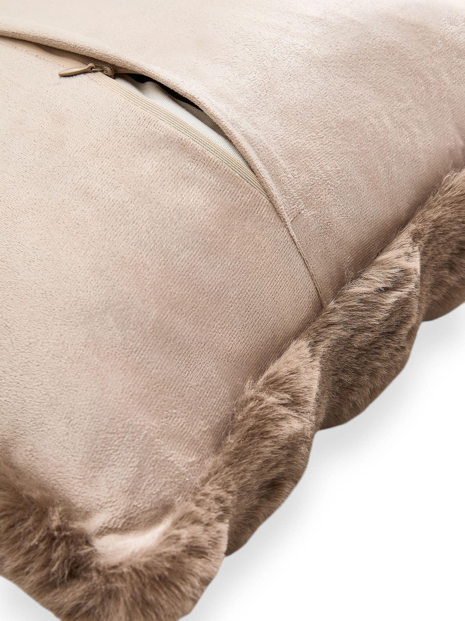 Poszewka Dave brązowy com design Uni em 100% poliester da benuta Nest