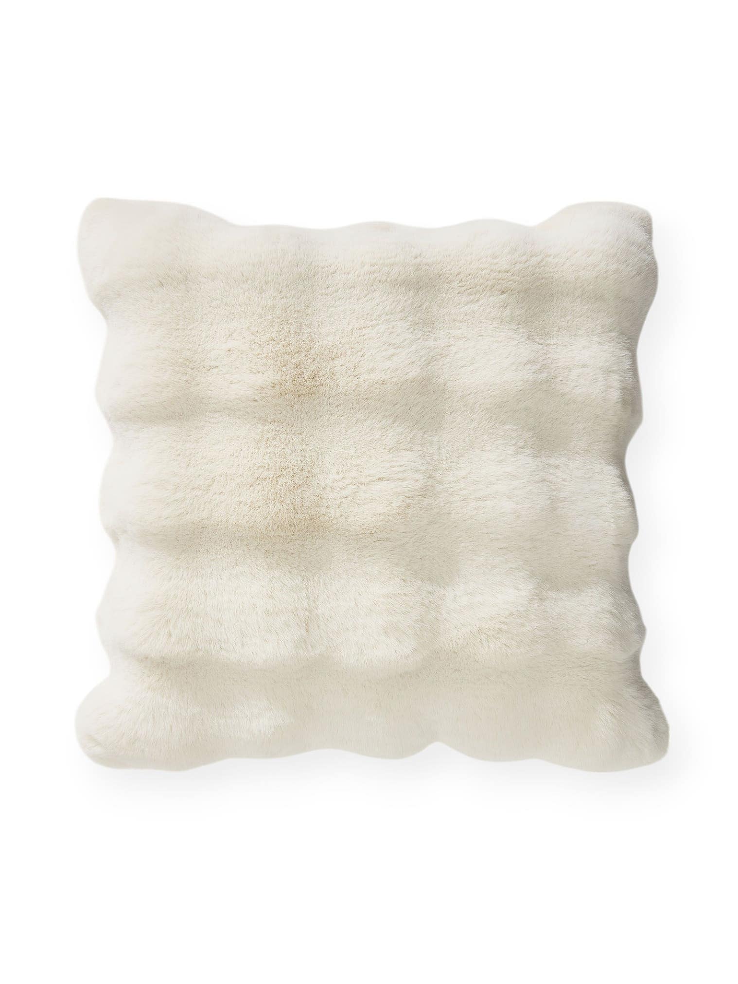 Kissenbezug Dave Cream im Design Uni aus 100% Polyester von benuta Nest