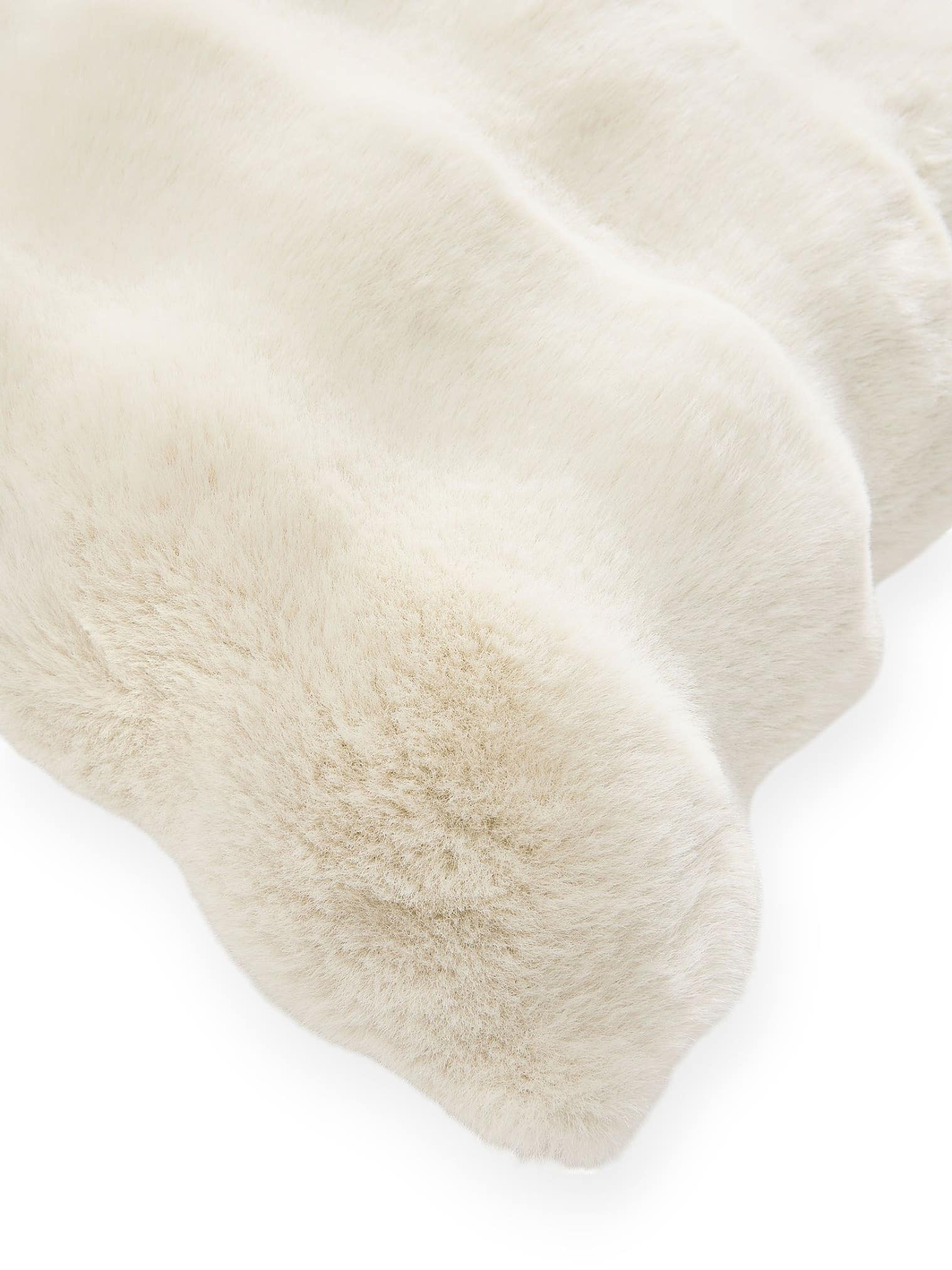 Kissenbezug Dave Cream im Design Uni aus 100% Polyester von benuta Nest