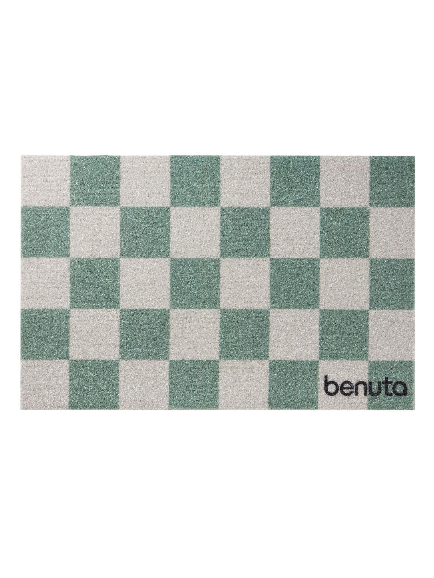 Teppich aus 100% Polyester in Grøn mit 1- 5 mm hohem Flor von benuta
