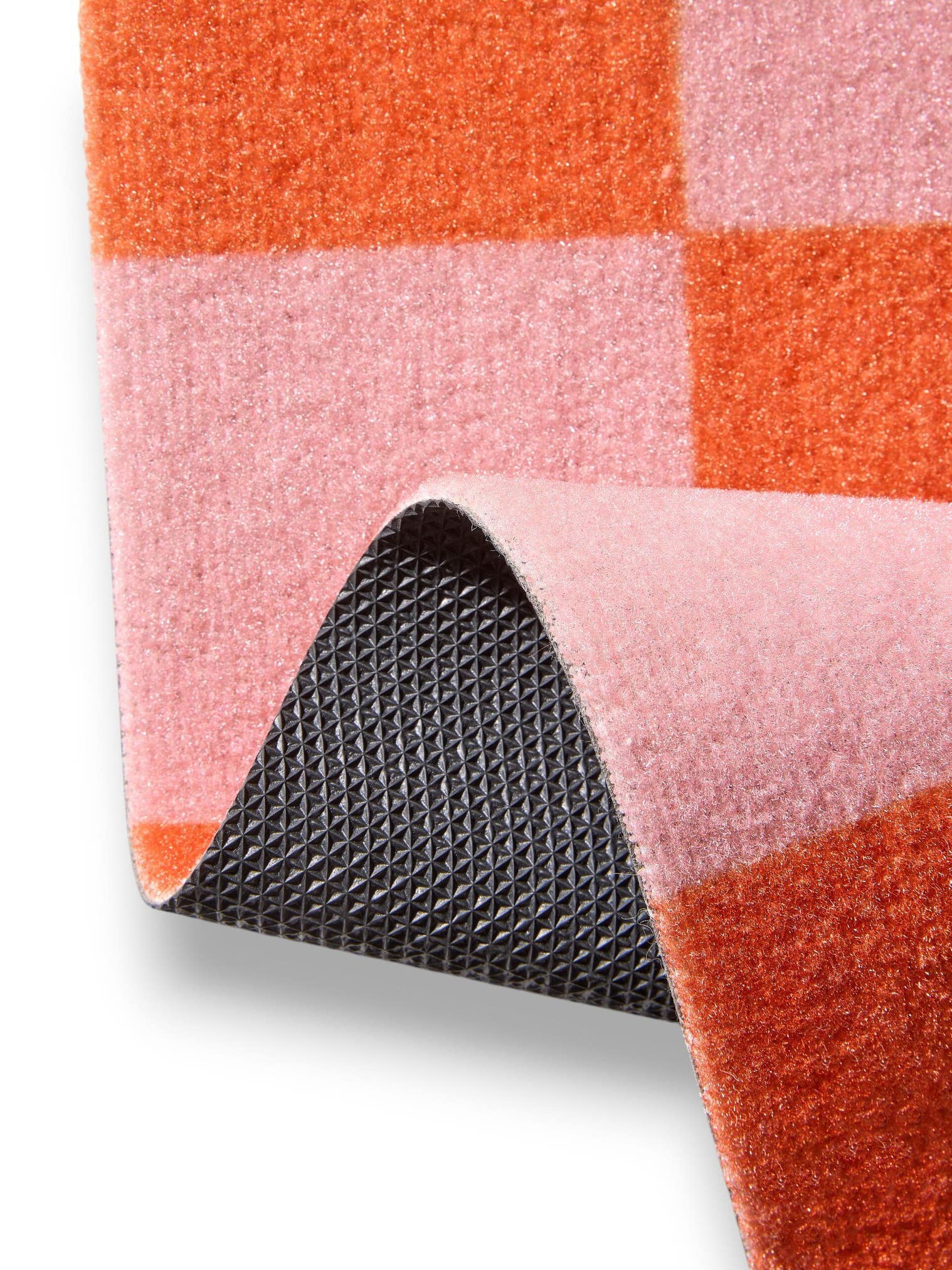 Teppich aus 100% Polyester in Lyserød mit 1- 5 mm hohem Flor von benuta