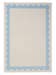 Teppich Frame Blau