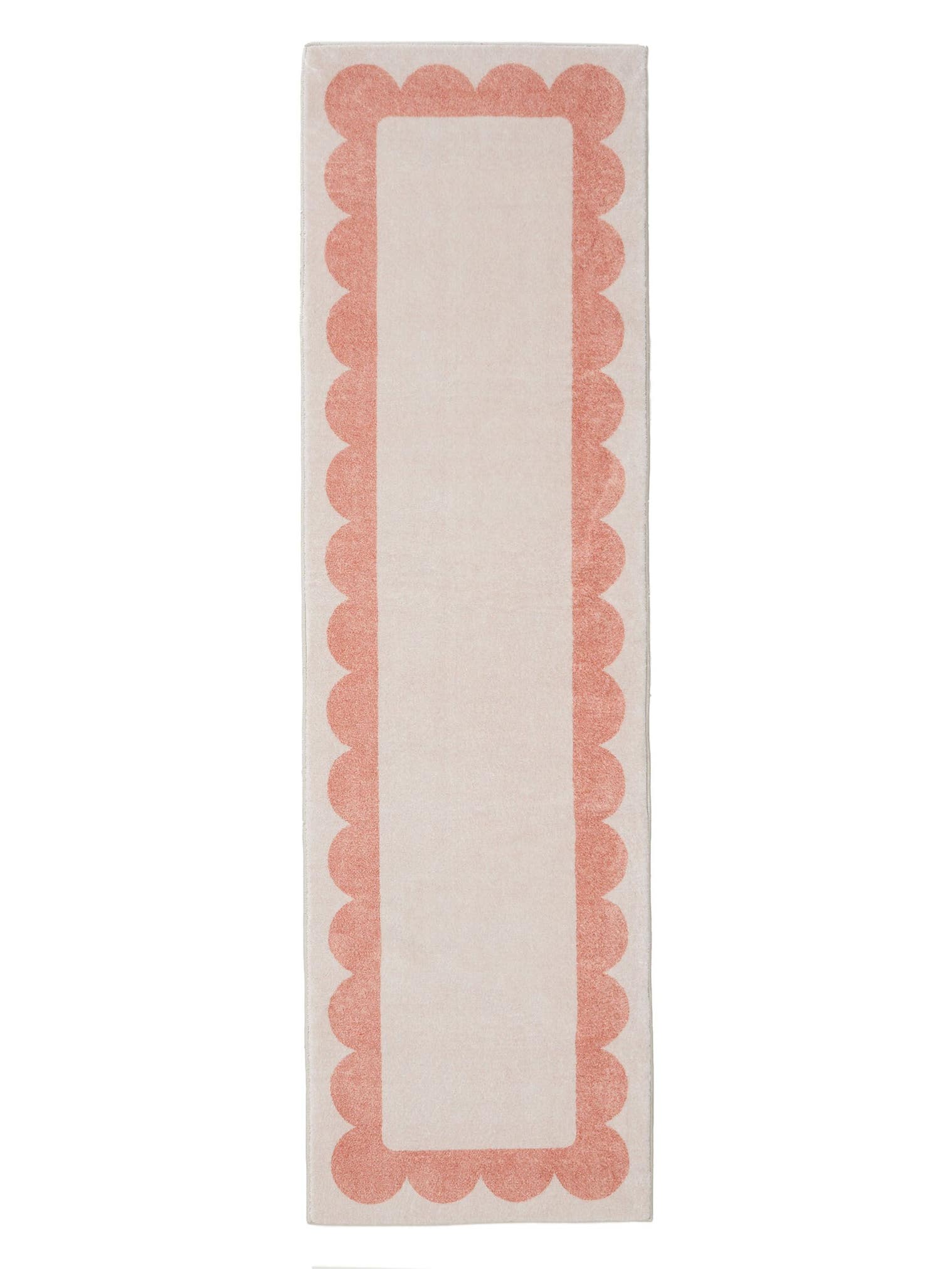 Rug made of 100% Polyester in Orange with a 6 - 10 mm high pile by benuta Pop