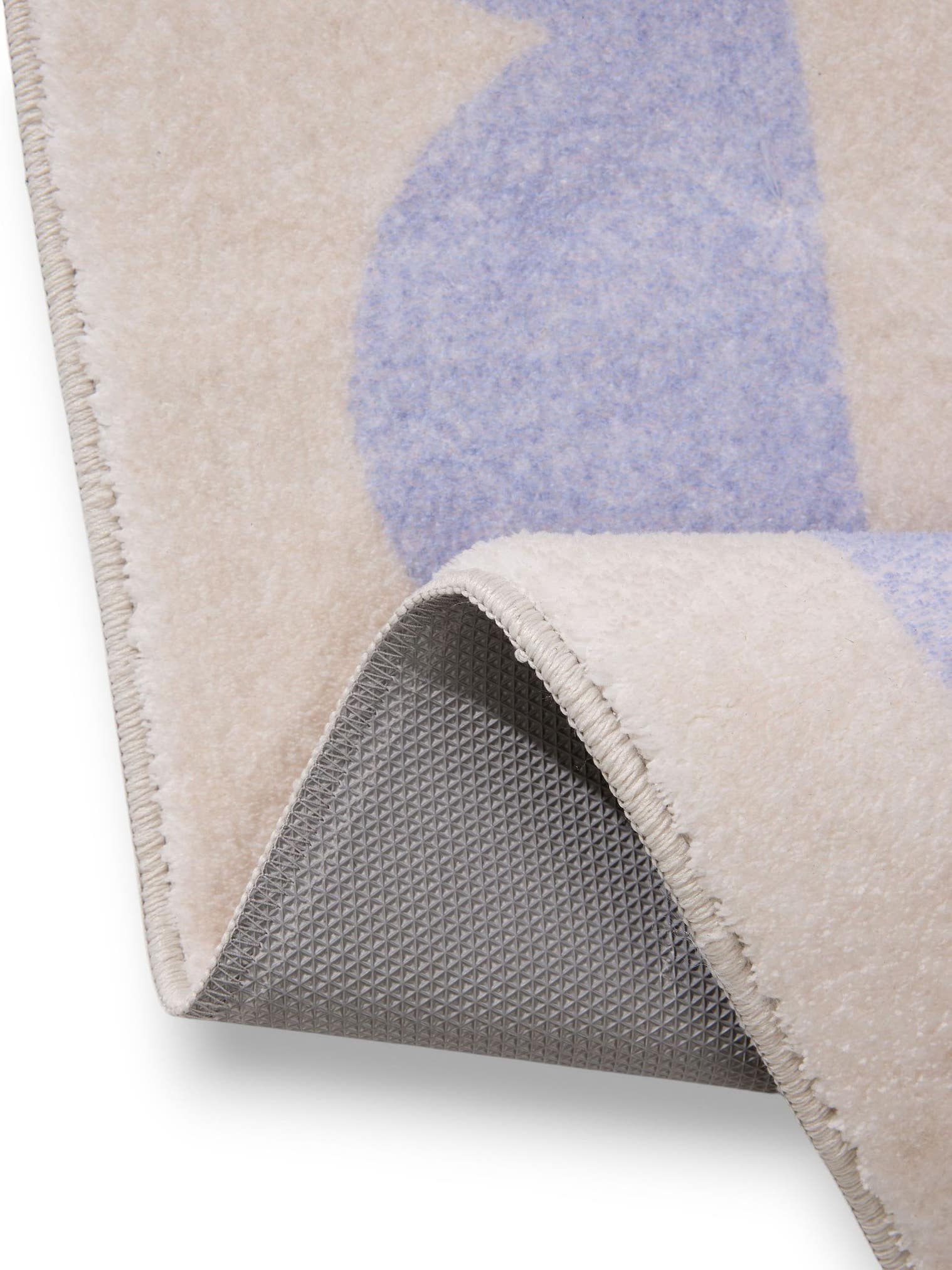 Teppich aus 100% Polyester in Lila mit 6 bis 10 mm hohem Flor von benuta Pop