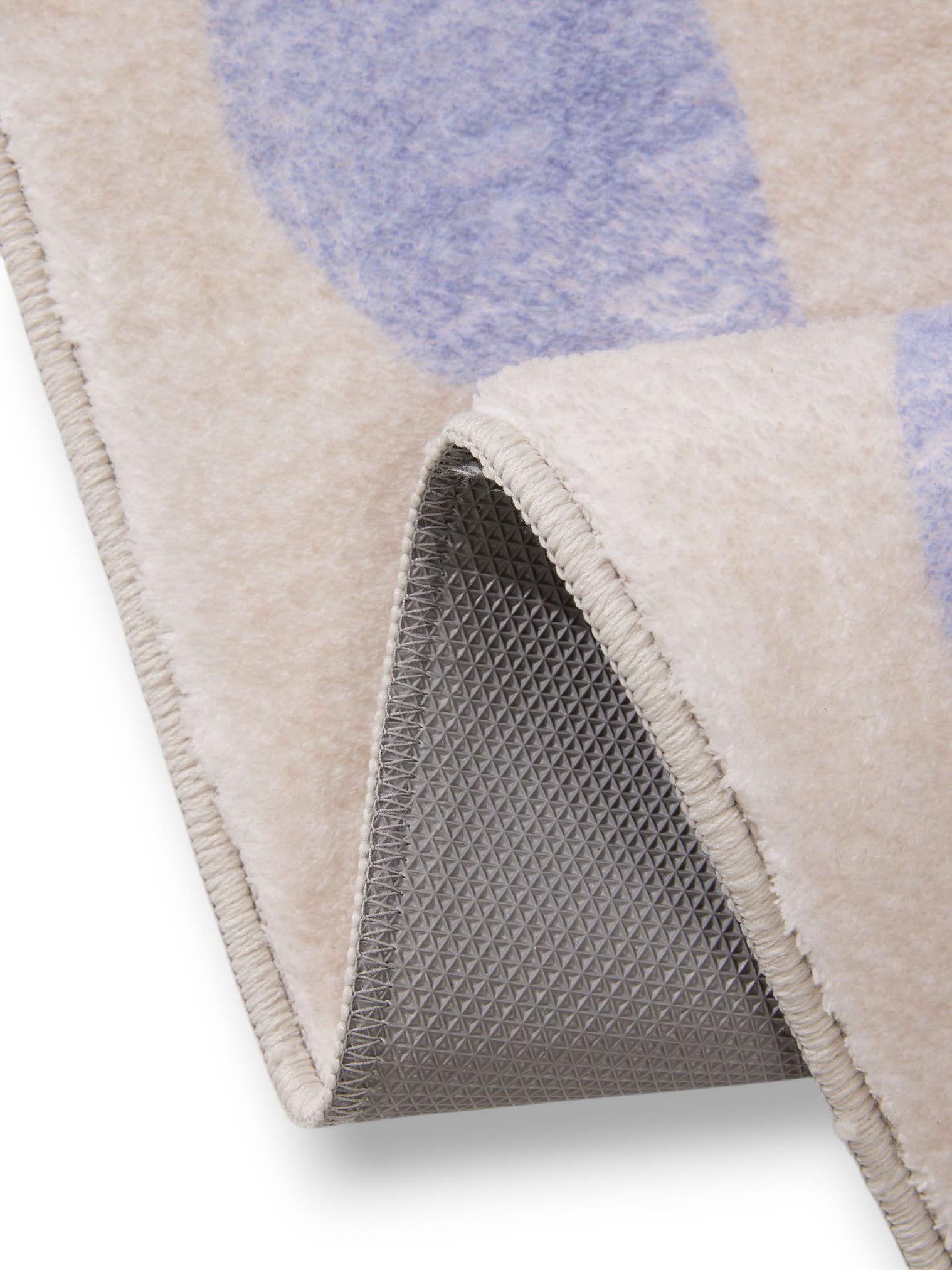 Tapis en 100% Polyester en Mauve avec une pile de 6 - 10 mm de hauteur de benuta Pop