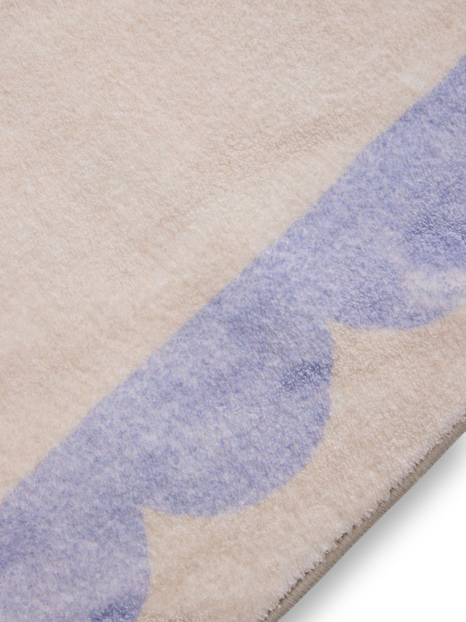 Tapis en 100% Polyester en Mauve avec une pile de 6 - 10 mm de hauteur de benuta Pop