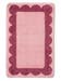 Tappeto da bagno Frame Fucsia