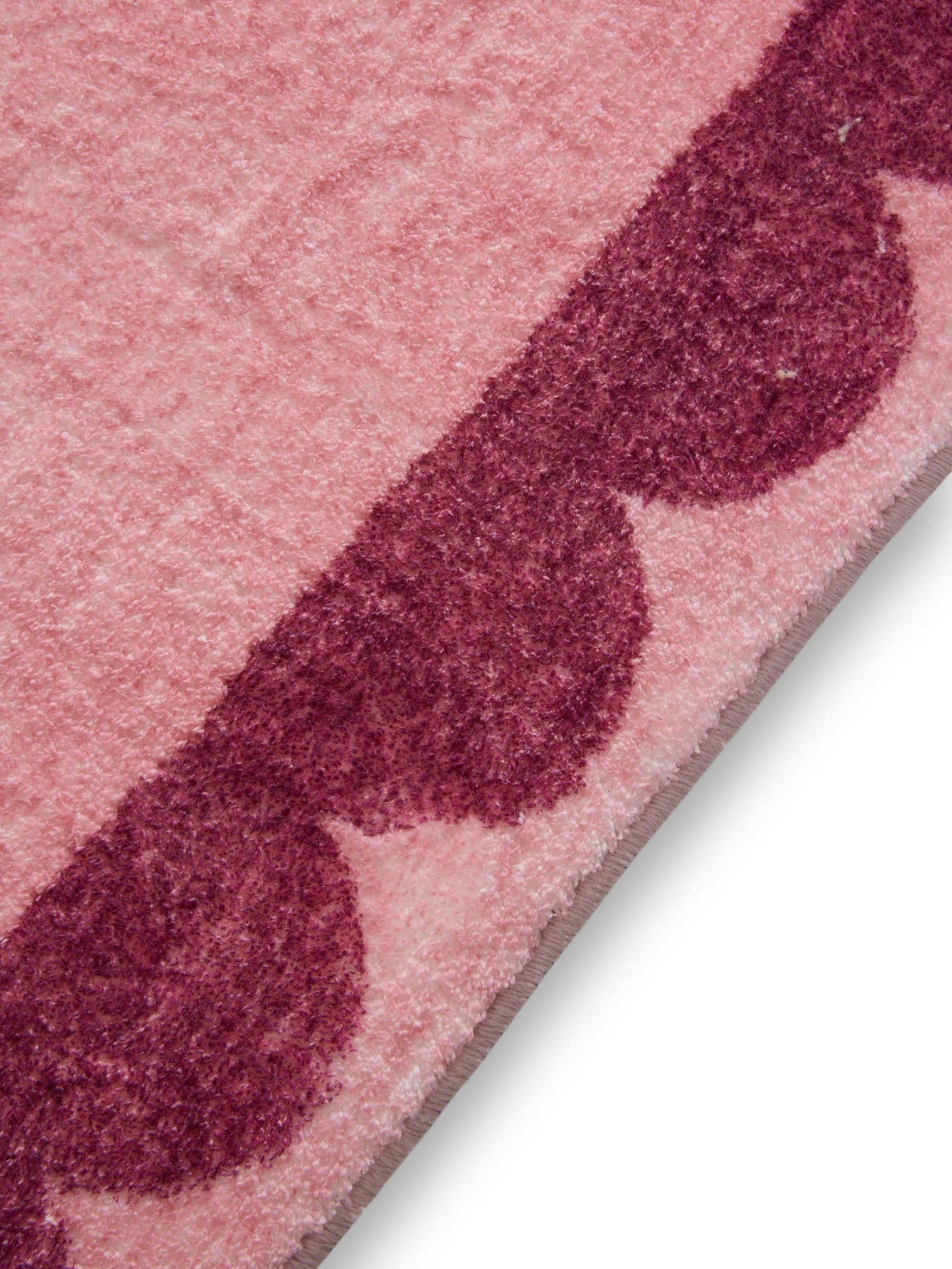 Tappeto di 100% Poliestere in Rosa con pelo alto 6 - 10 mm da benuta Pop