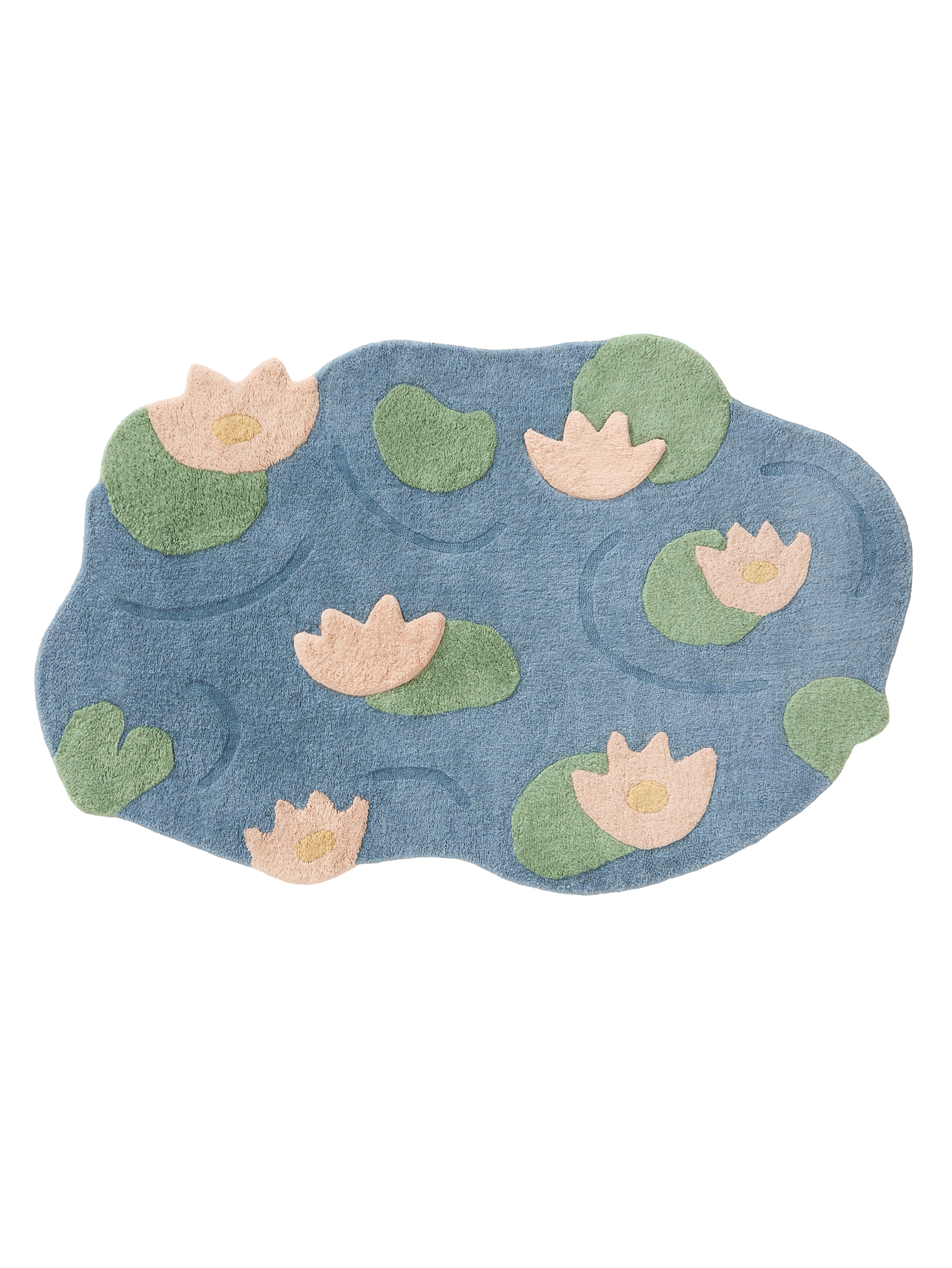 Teppich aus 100 % ull in Flerfarget mit 6 til 10 mm hohem Flor von Lytte