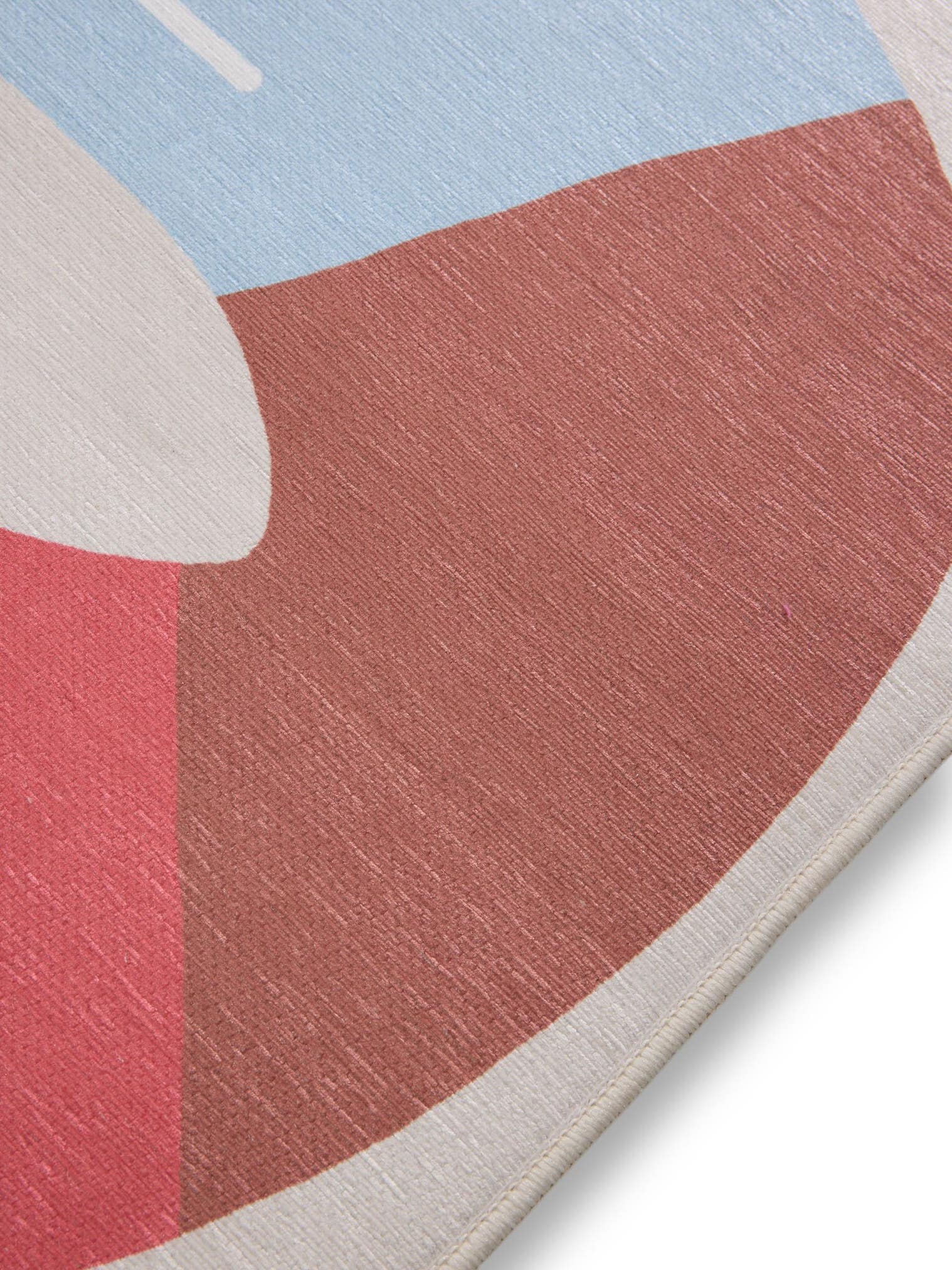Teppich aus 100% Polyester in Multicolor mit bis 5 mm hohem Flor von Lytte