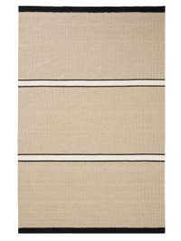 Wollteppich Livio Beige/Schwarz