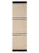 Wollteppich Läufer Livio Beige/Schwarz