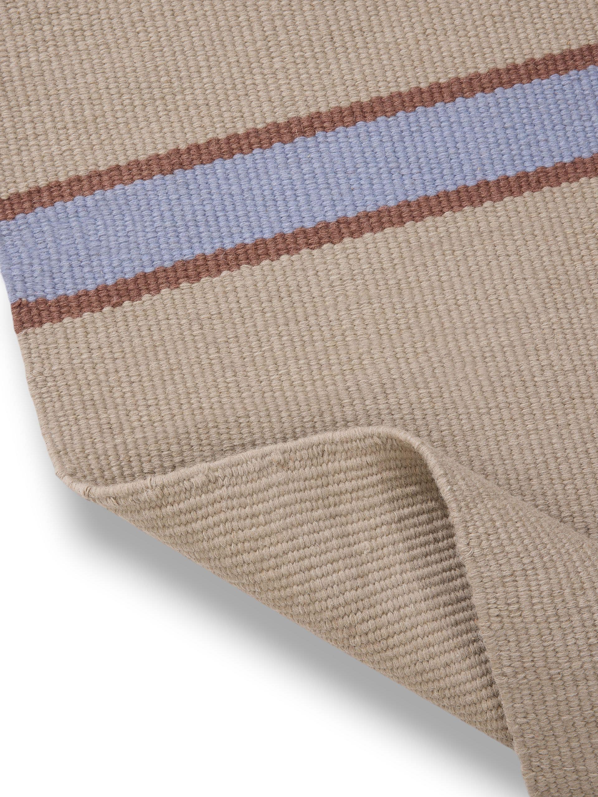 Rug made of 100% Wool in Beige with a 1- 5 mm high pile by benuta Pure