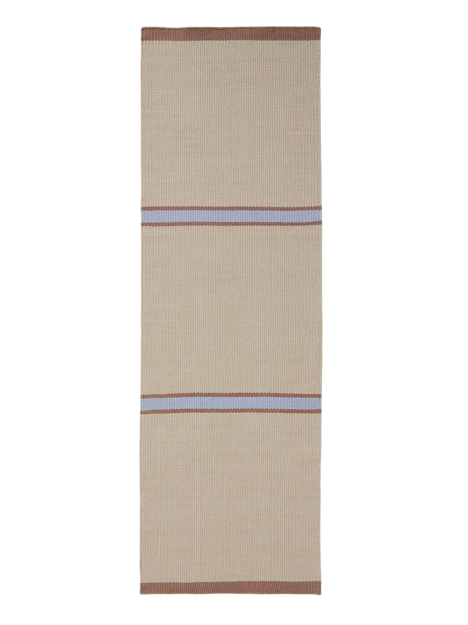 Teppich aus 100% Wolle in Beige mit bis 5 mm hohem Flor von benuta Pure