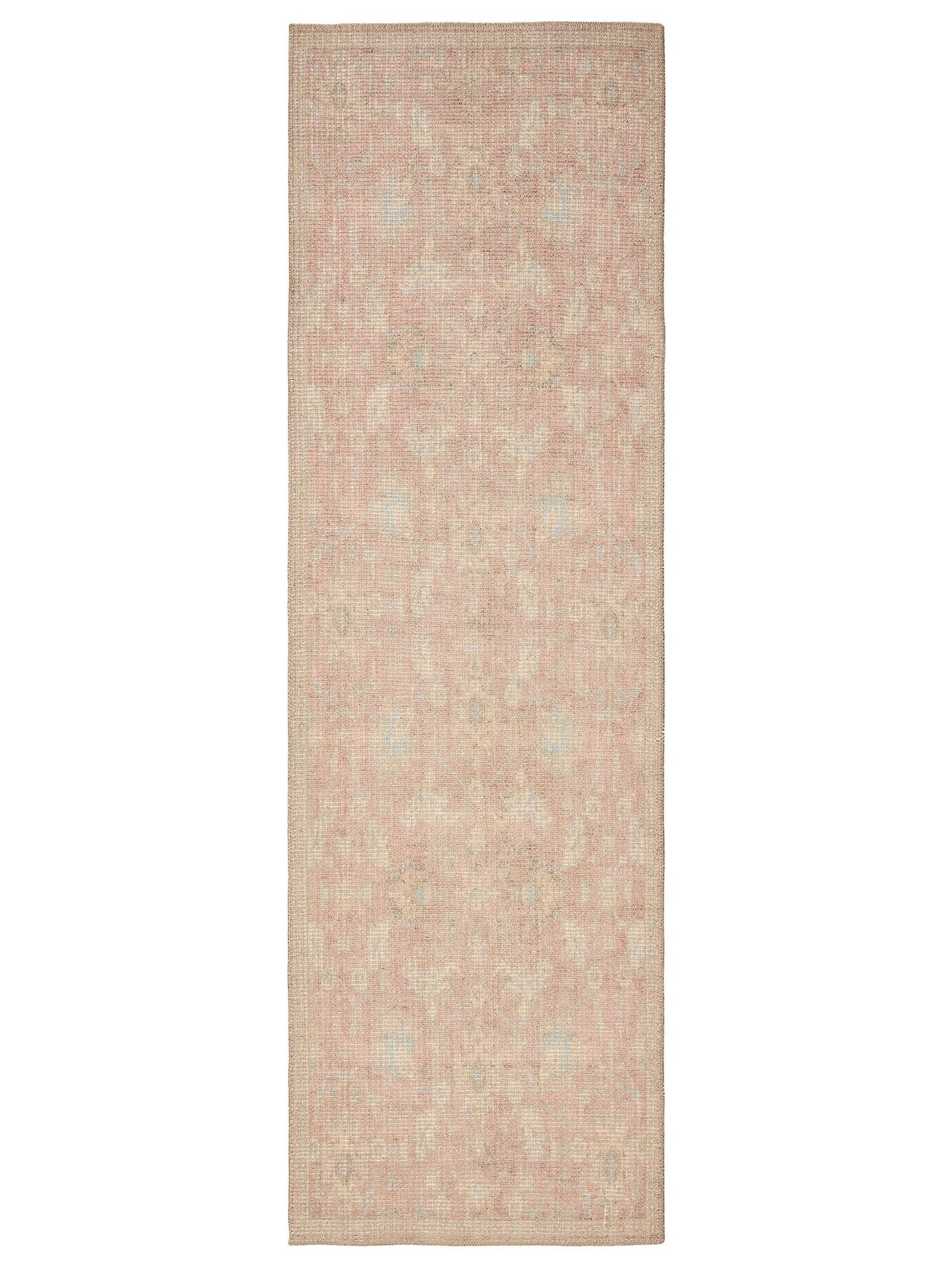 Teppich aus 50% Polyester, 50% Polycotton in Rot mit bis 5 mm hohem Flor von benuta Nest