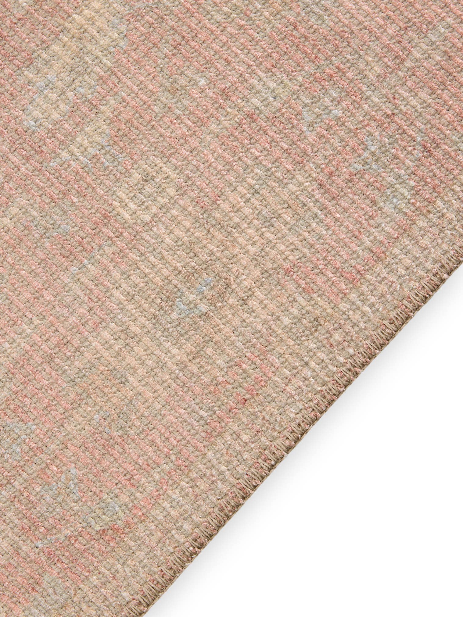 Teppich aus 50% Polyester, 50% Polycotton in Rot mit bis 5 mm hohem Flor von benuta Nest