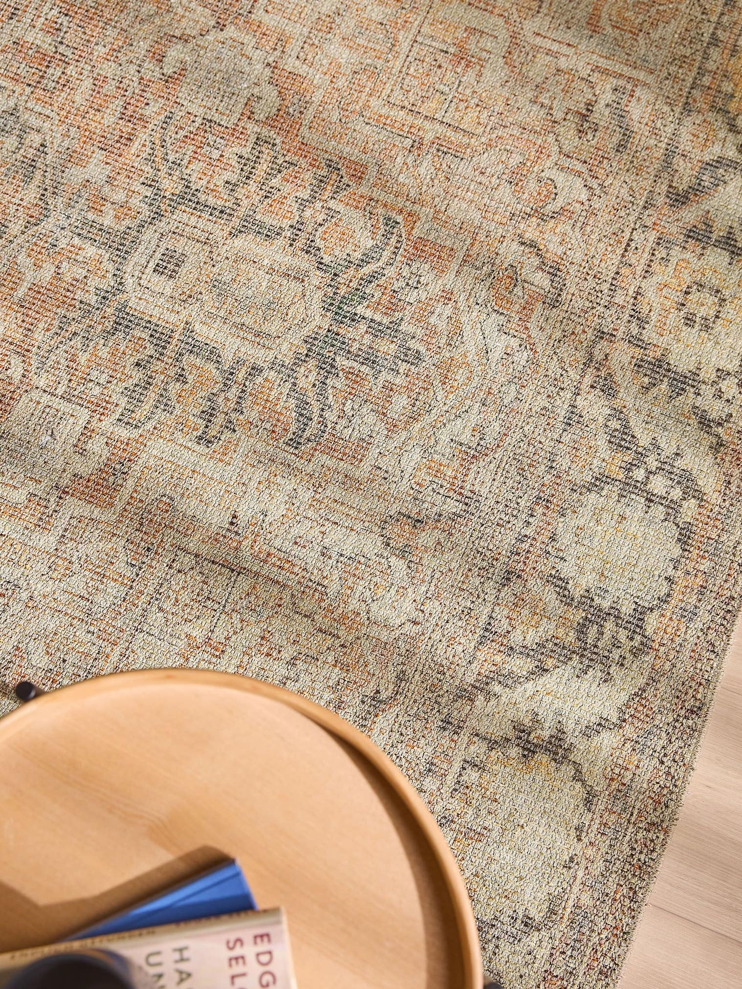 Rug made of 50% Polyester, 50% Polycotton in Multicoloured with a 1- 5 mm high pile by benuta Nest