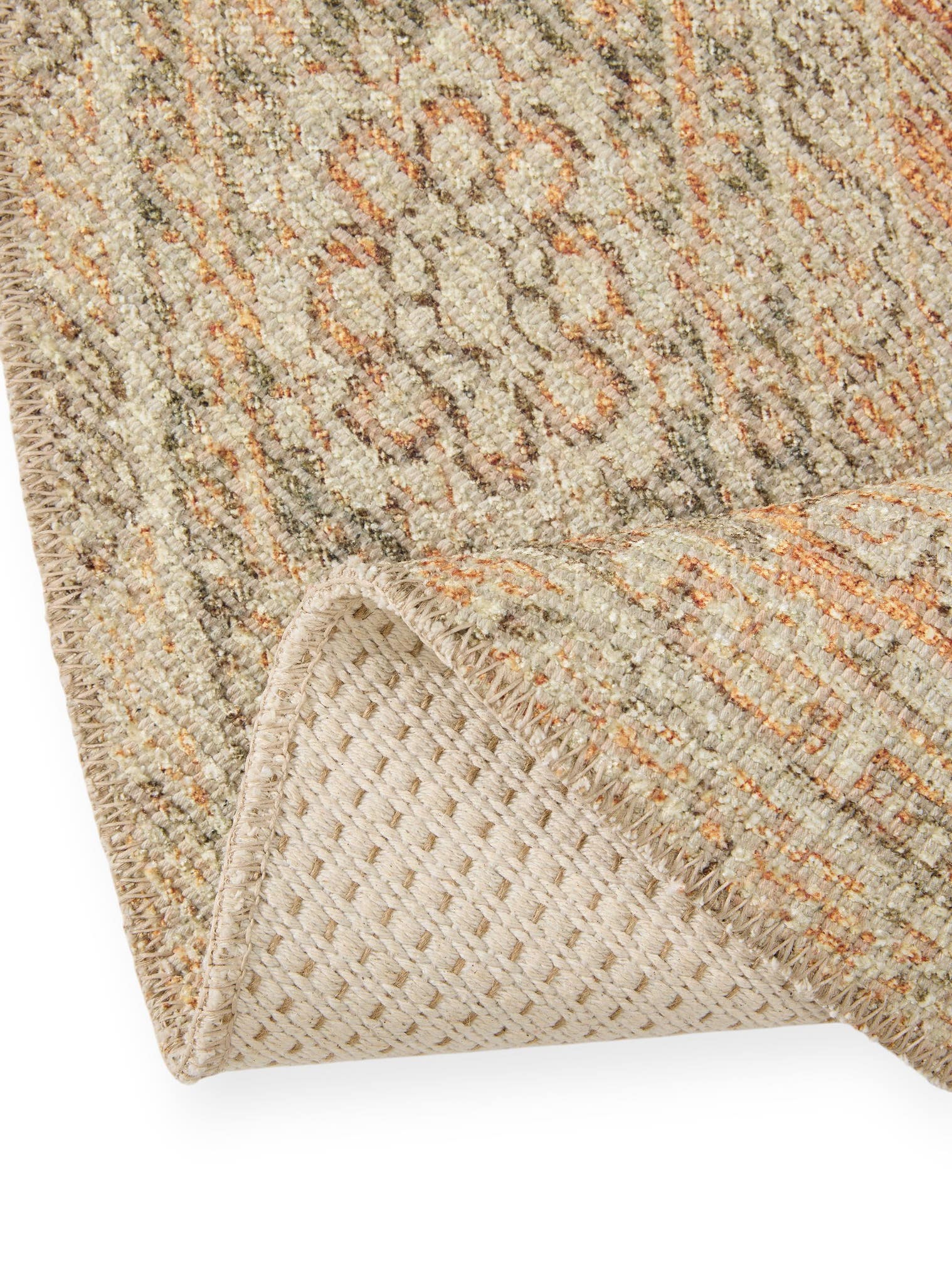 Teppich aus 50% Polyester, 50% Polycotton in Multicolor mit bis 5 mm hohem Flor von benuta Nest