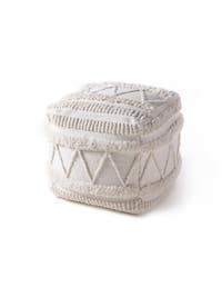 In- & Outdoor Pouf Toni Ivory