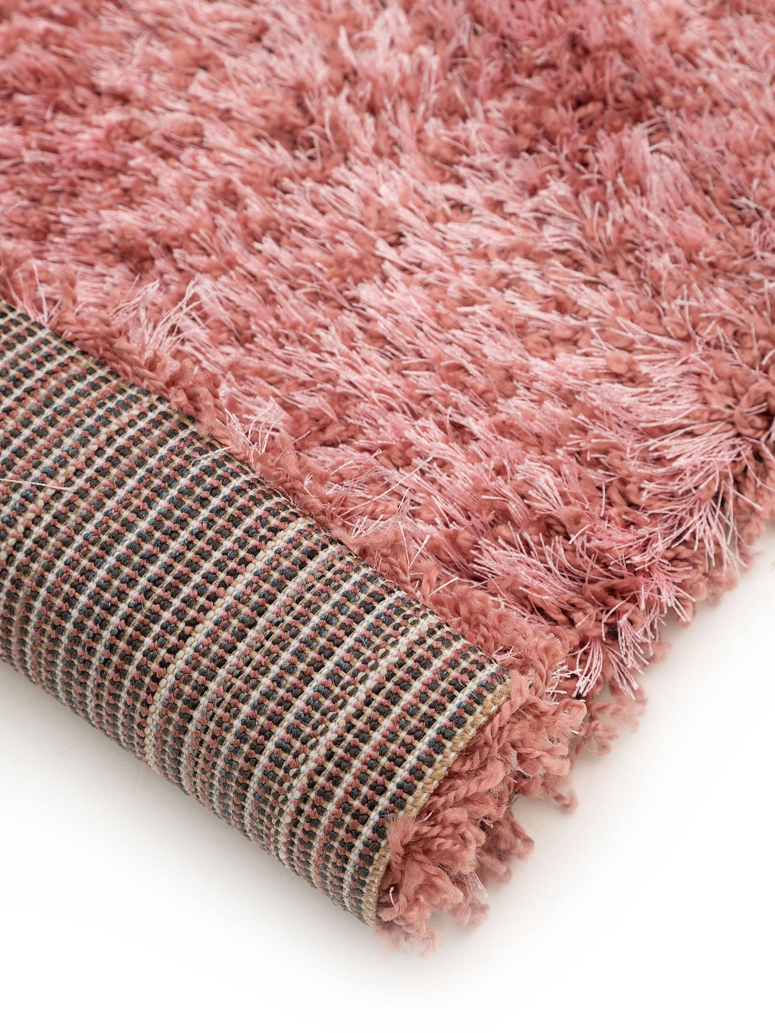 Tapis en 50% Polyester, 50% Polypropylène en Rose avec une pile de 41 - 50 mm de hauteur de benuta