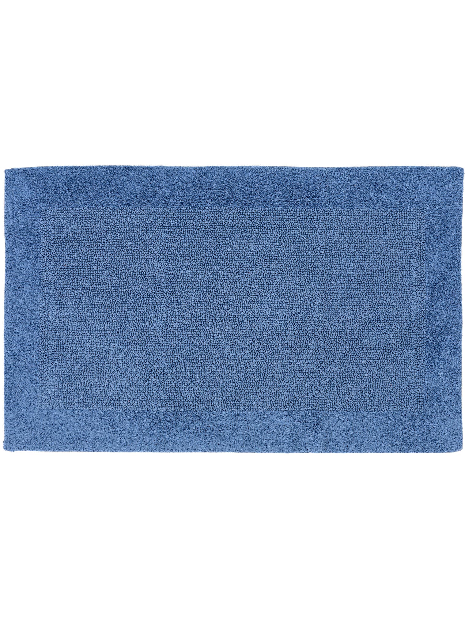 Teppich aus 100% Baumwolle in Blau mit 6 bis 10 mm hohem Flor von benuta Nest