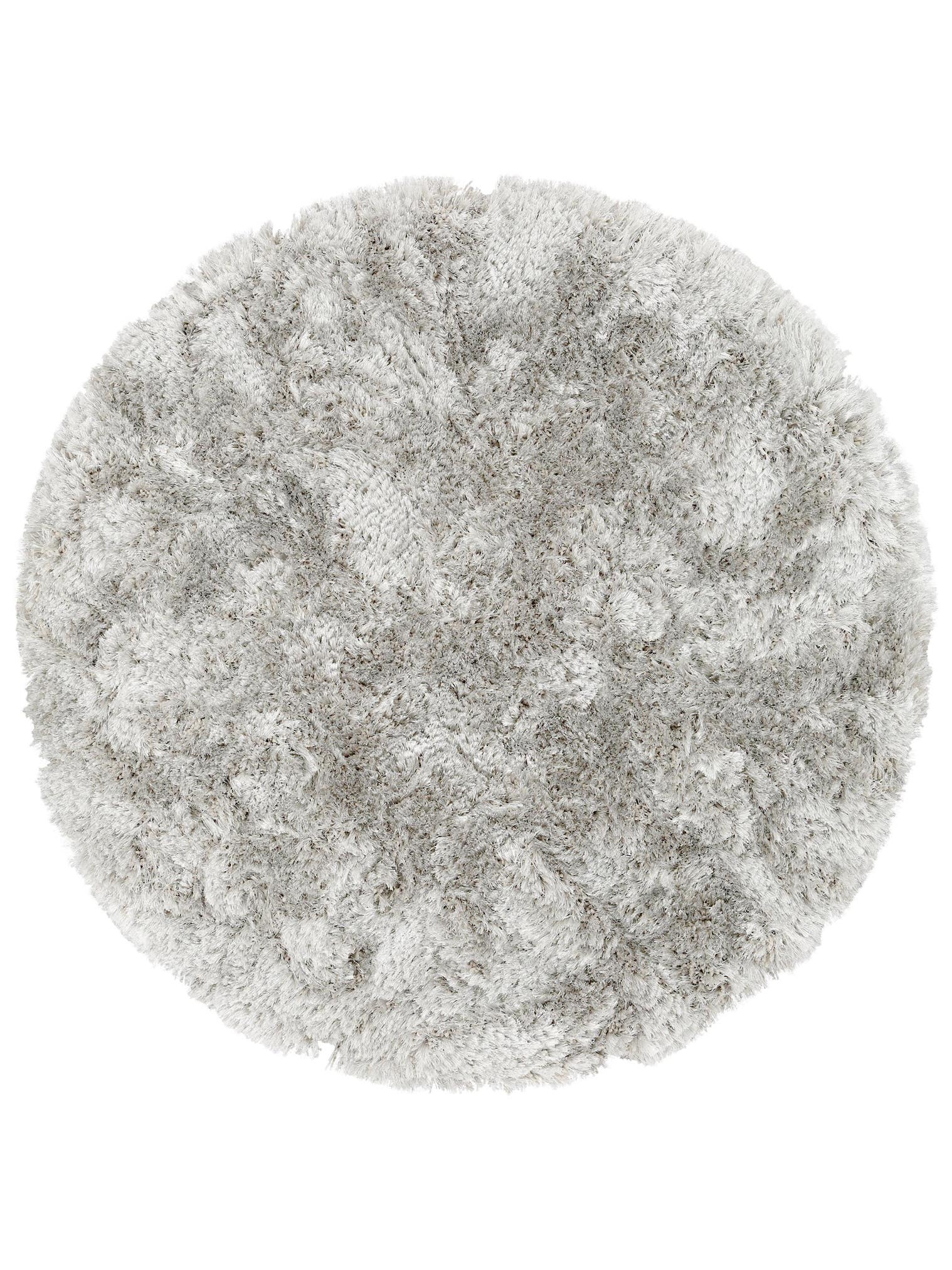 Tapijt van 100% Polyester in Grijs met een 71 - 80 mm hoge pool van benuta Finest