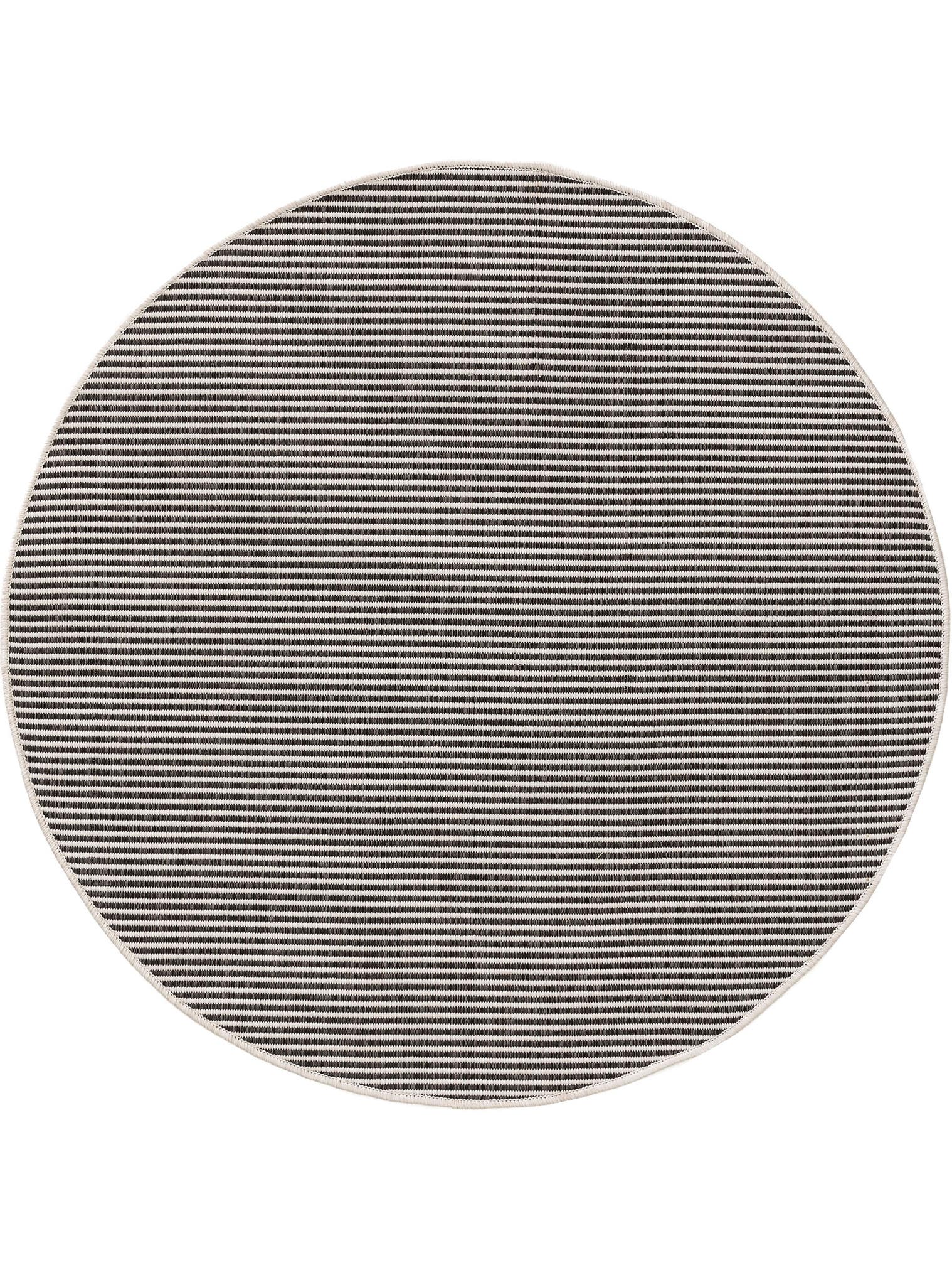 Tapis en 100% Polypropylène en Noir avec une pile de 1- 5 mm de hauteur de benuta
