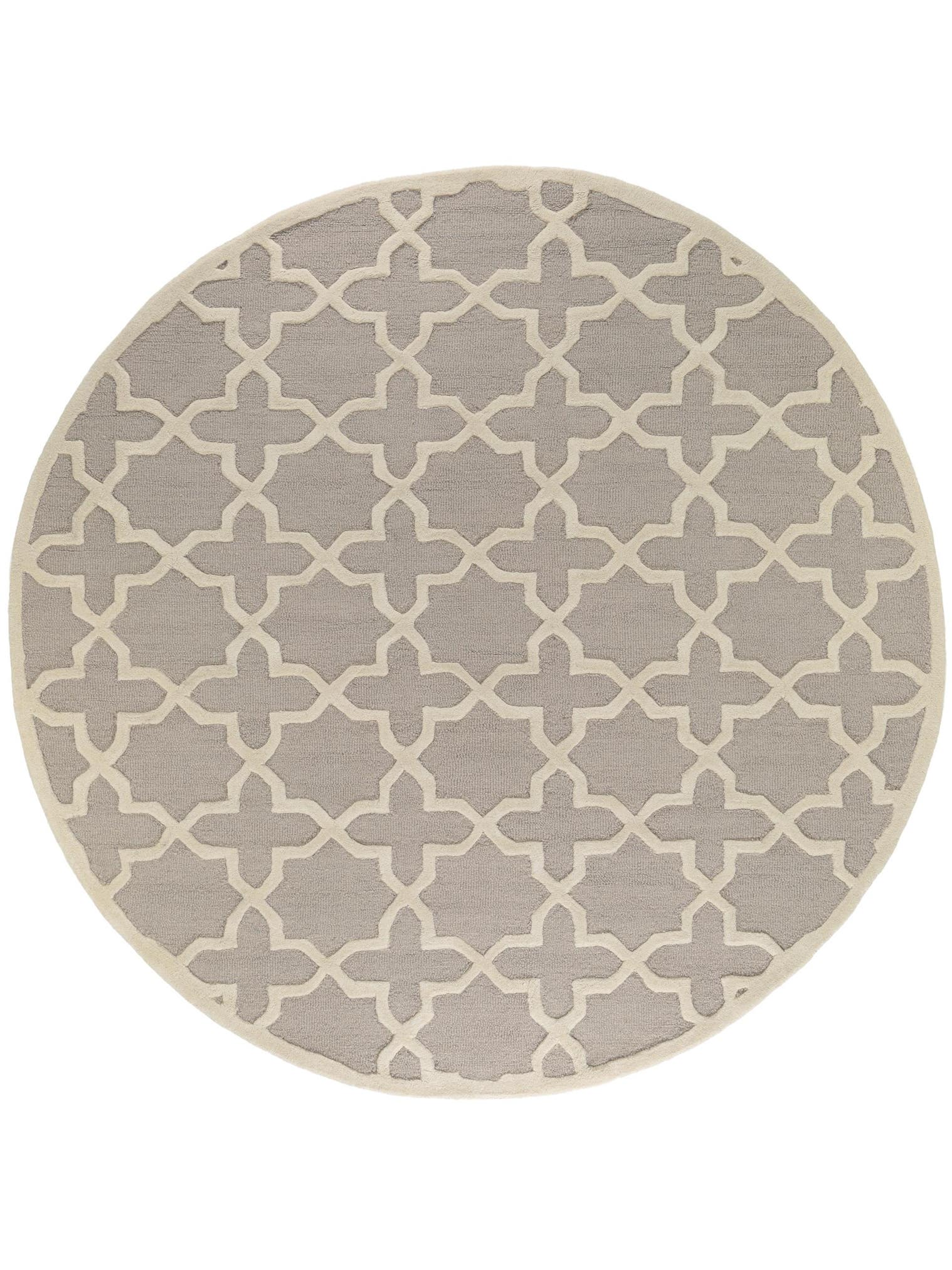 Teppich aus 100% Wolle in Grau mit 11 bis 20 mm hohem Flor von benuta Pure