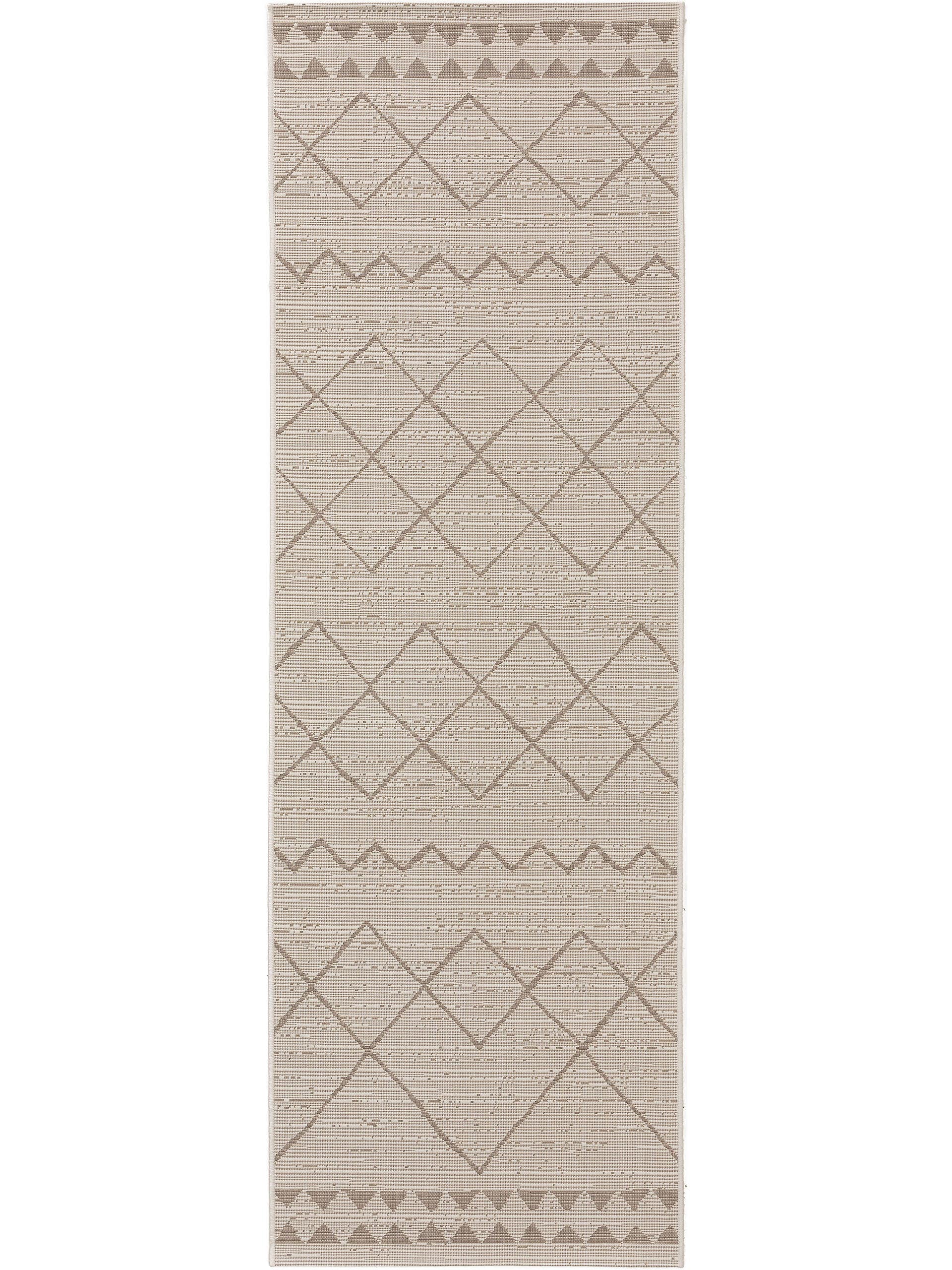 Rug made of 100% Polypropylene in Beige with a 1- 5 mm high pile by benuta Nest