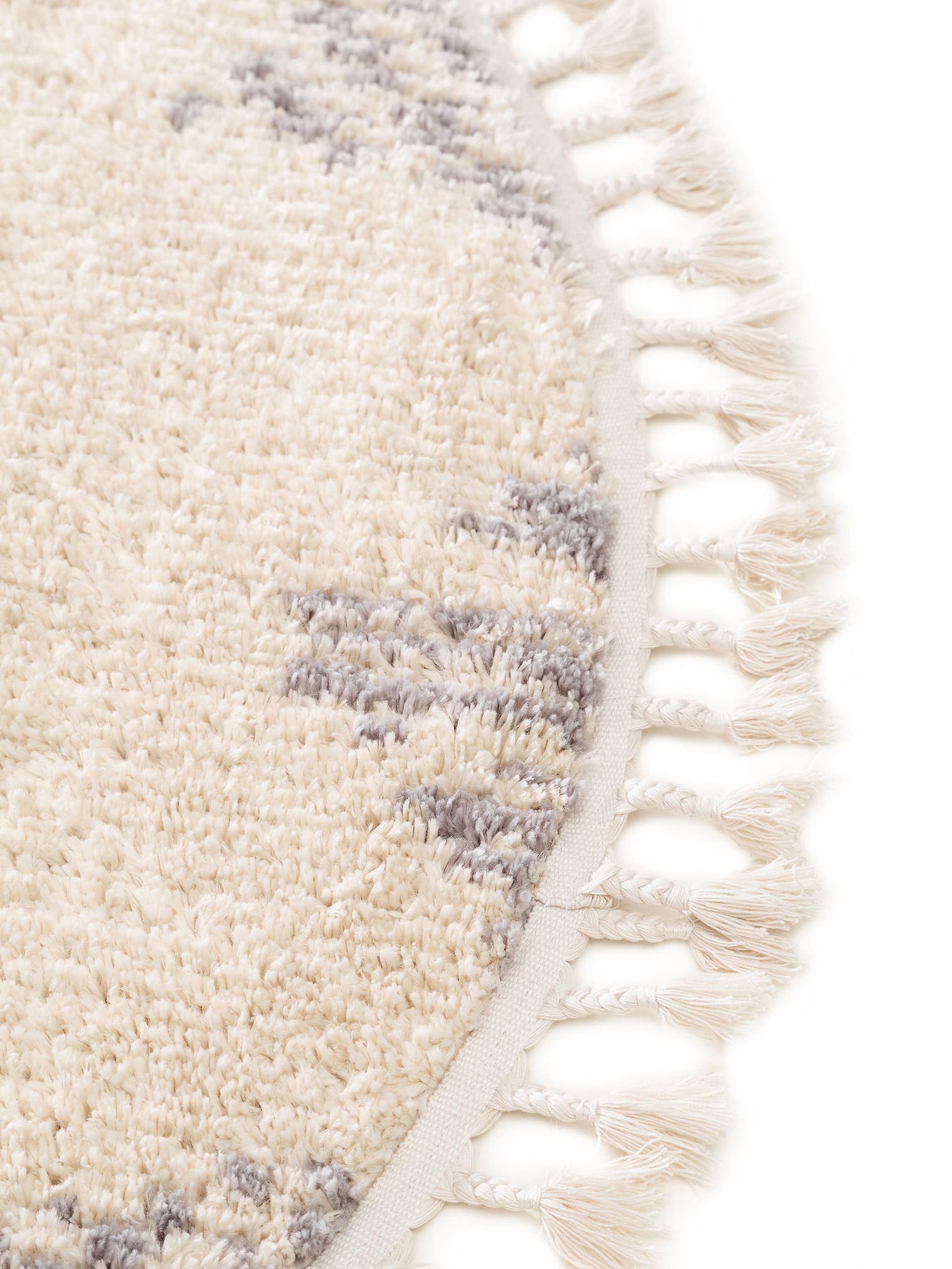 Teppich aus 100% Polyester in Beige mit 21 bis 30 mm hohem Flor von benuta Pop