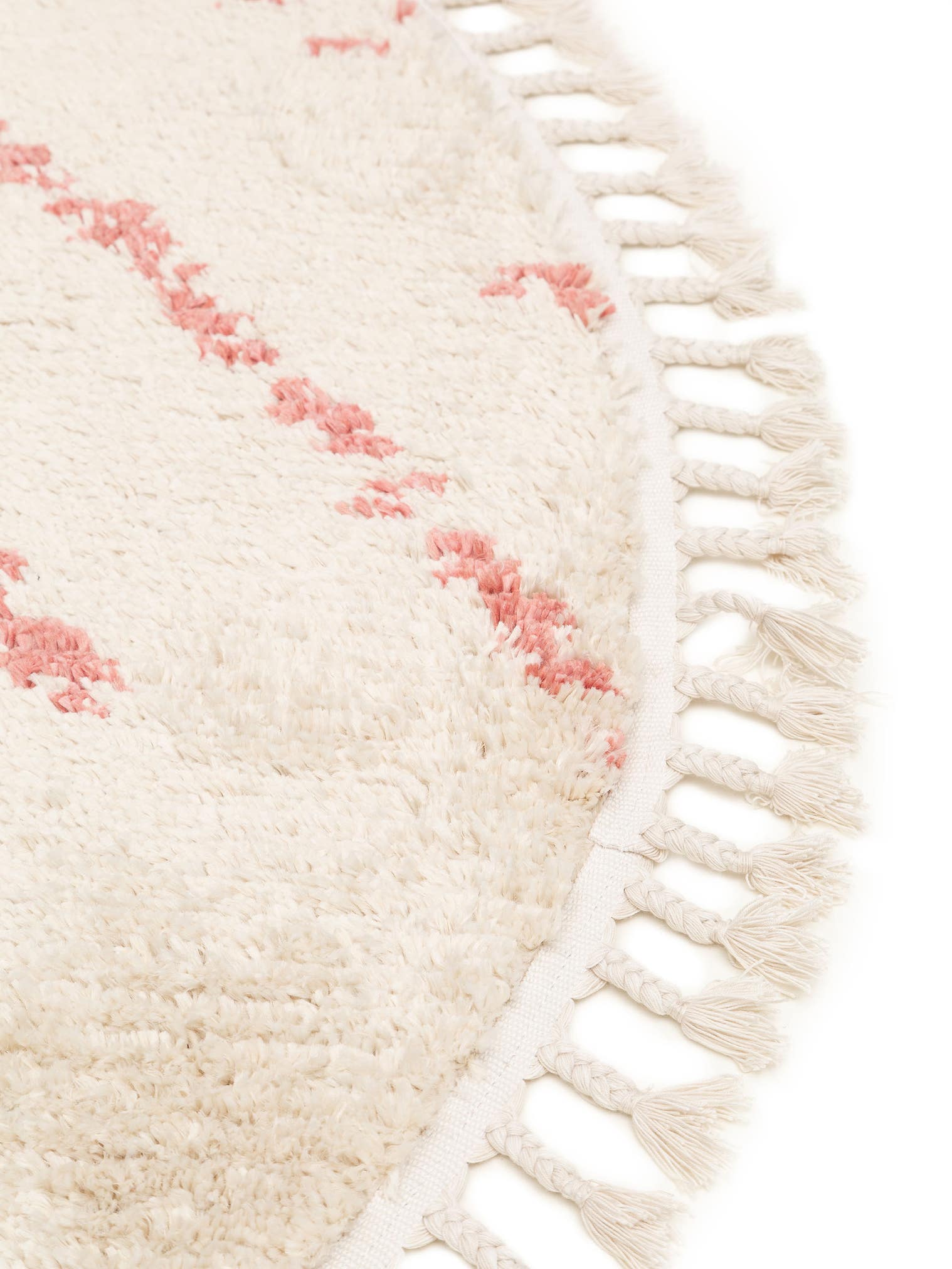 Teppich aus 100% Polyester in Rosa mit 21 bis 30 mm hohem Flor von benuta Pop