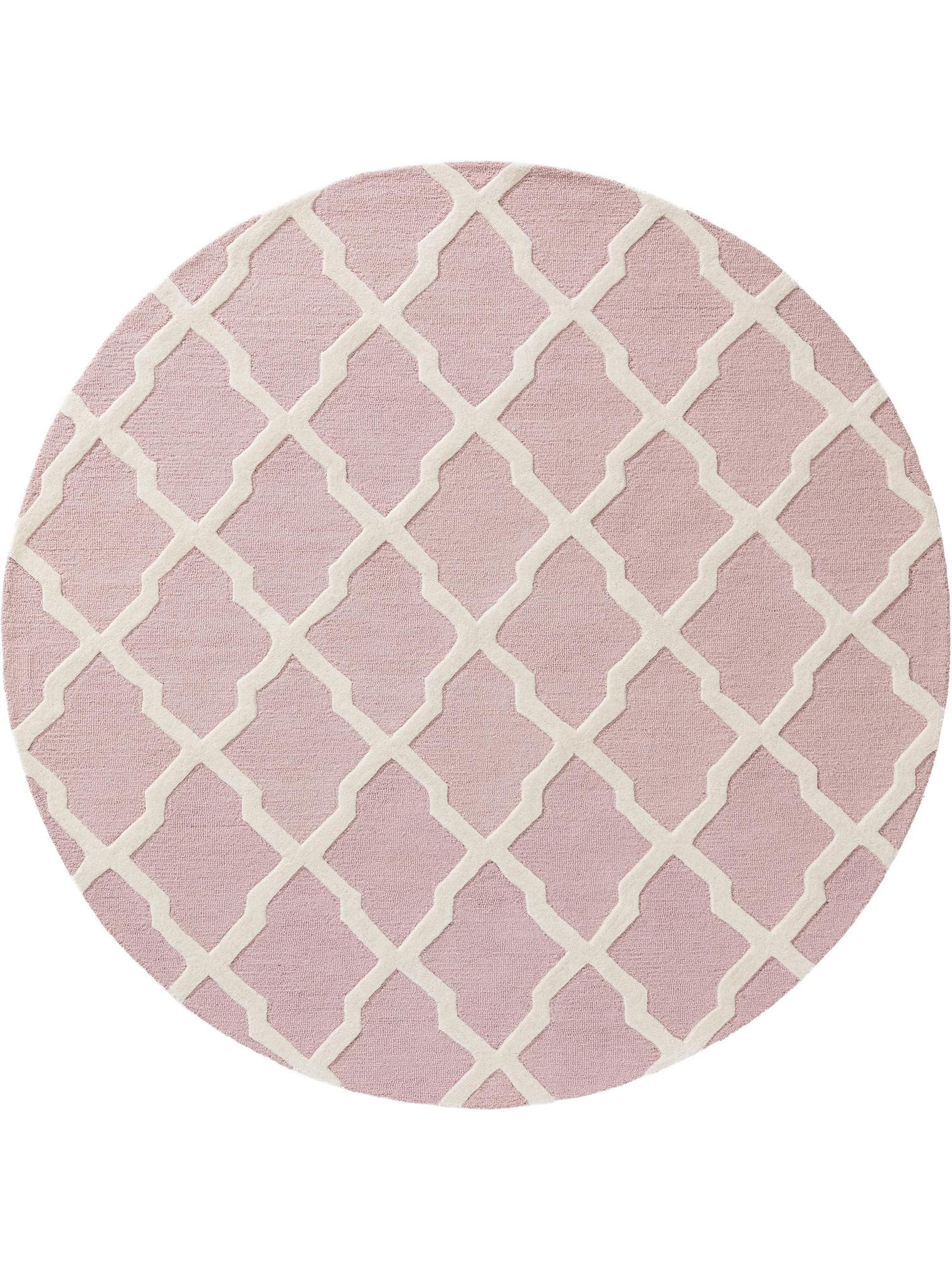 Teppich aus 100% Wolle in Rosa mit 11 bis 20 mm hohem Flor von benuta Pure