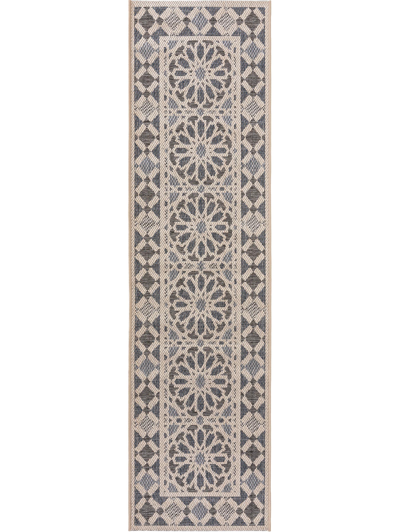 Tapijt van 100% Polypropyleen in Beige met een 1- 5 mm hoge pool van benuta Nest