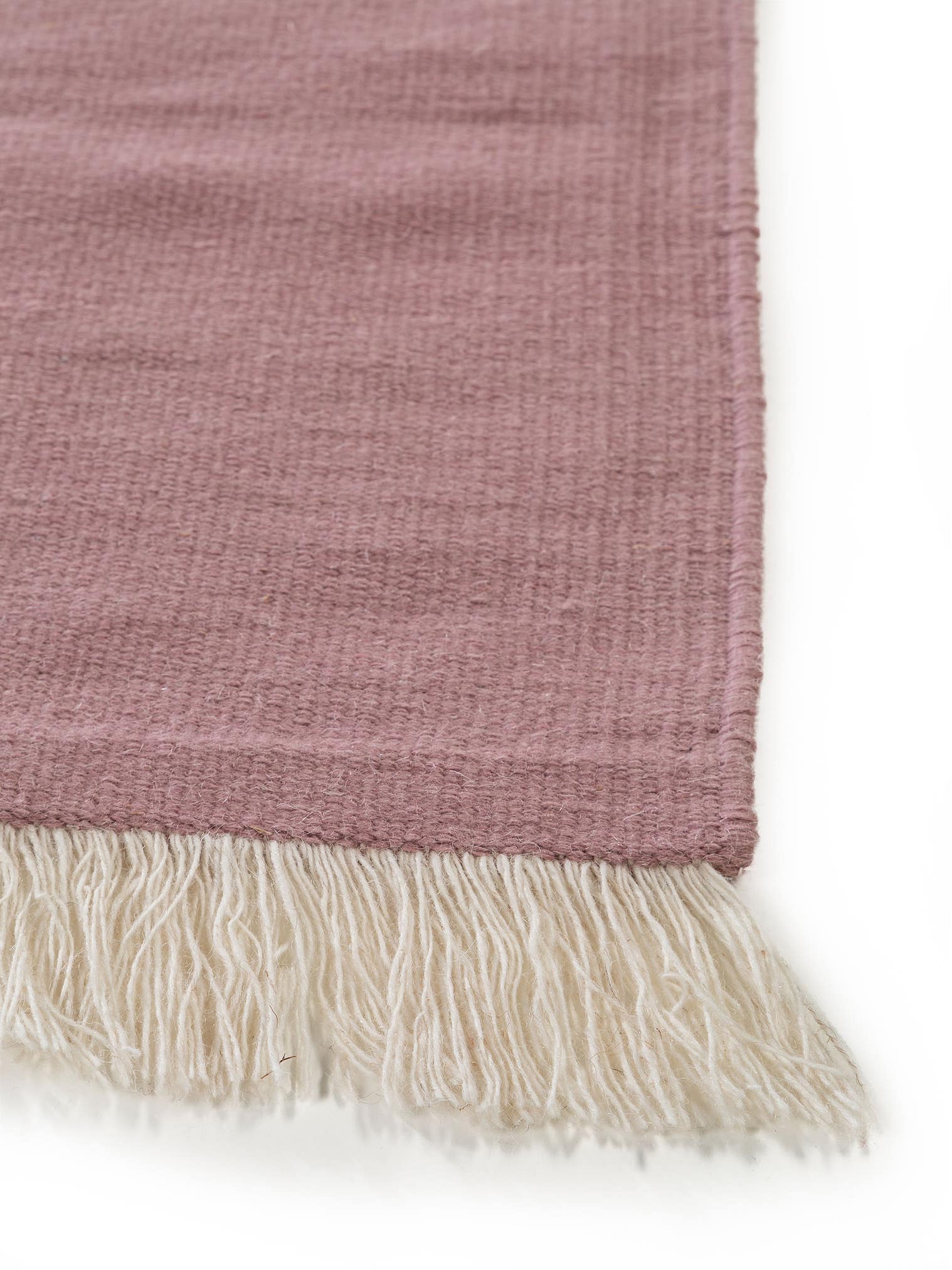 Teppich aus 100% Wolle in Beige mit bis 5 mm hohem Flor von benuta Pop