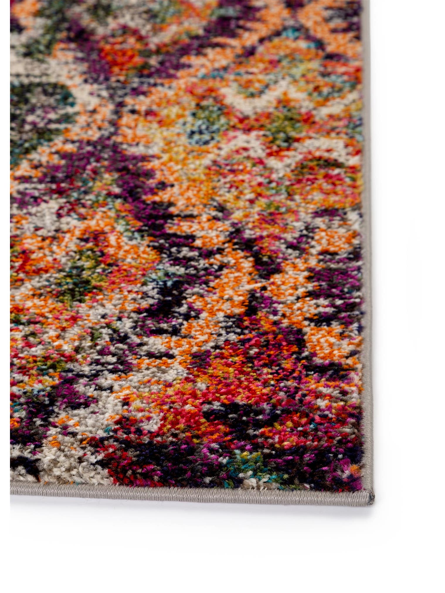 Rug made of 100% Polypropylene in Multicoloured with a 11 - 20 mm high pile by benuta Nest