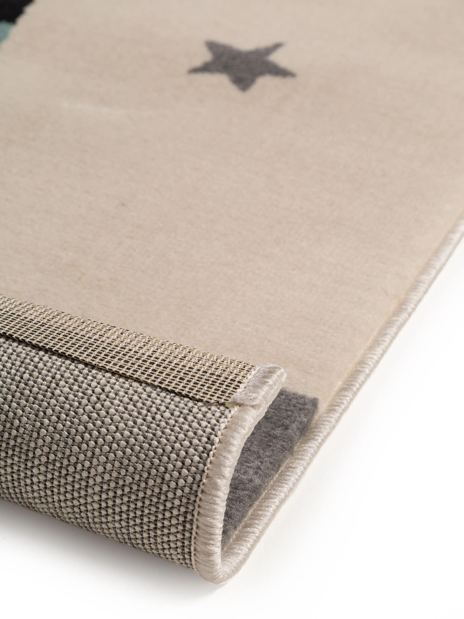 Teppich aus 100% Polypropylen in Beige mit 6 bis 10 mm hohem Flor von Lytte