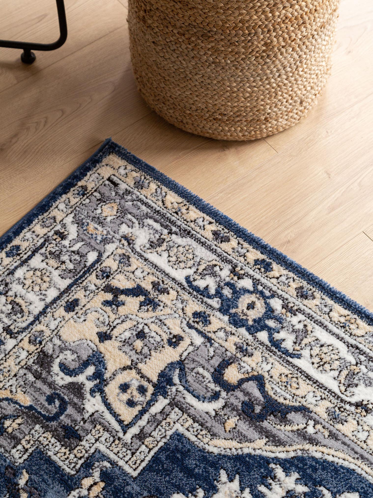 Teppich aus 70% Polyester, 30% Polypropylen in Beige mit 11 bis 20 mm hohem Flor von benuta Nest