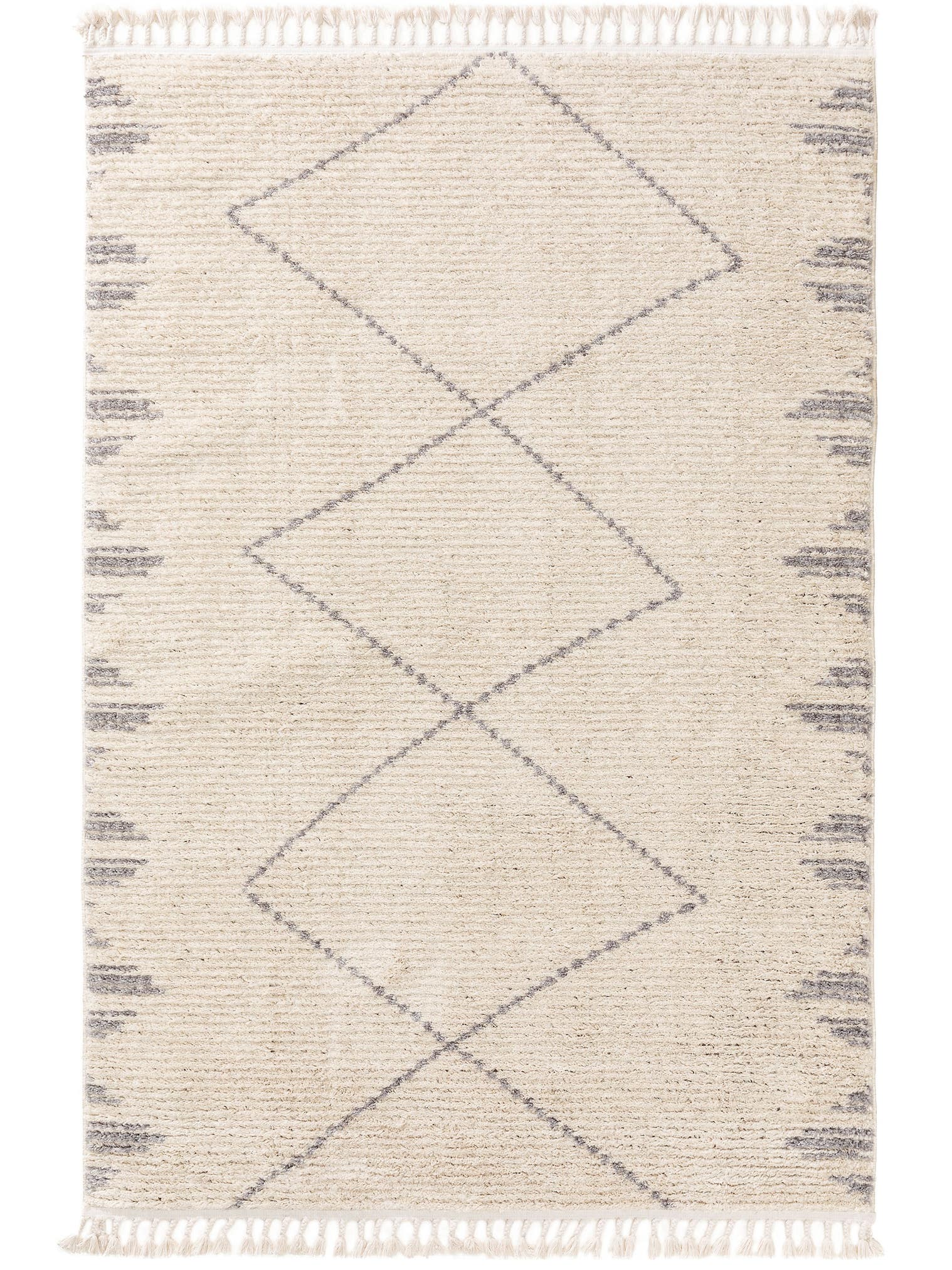 Teppich aus 100% Polyester in Beige mit 21 bis 30 mm hohem Flor von benuta Pop