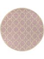 Wollteppich rund Windsor Pink