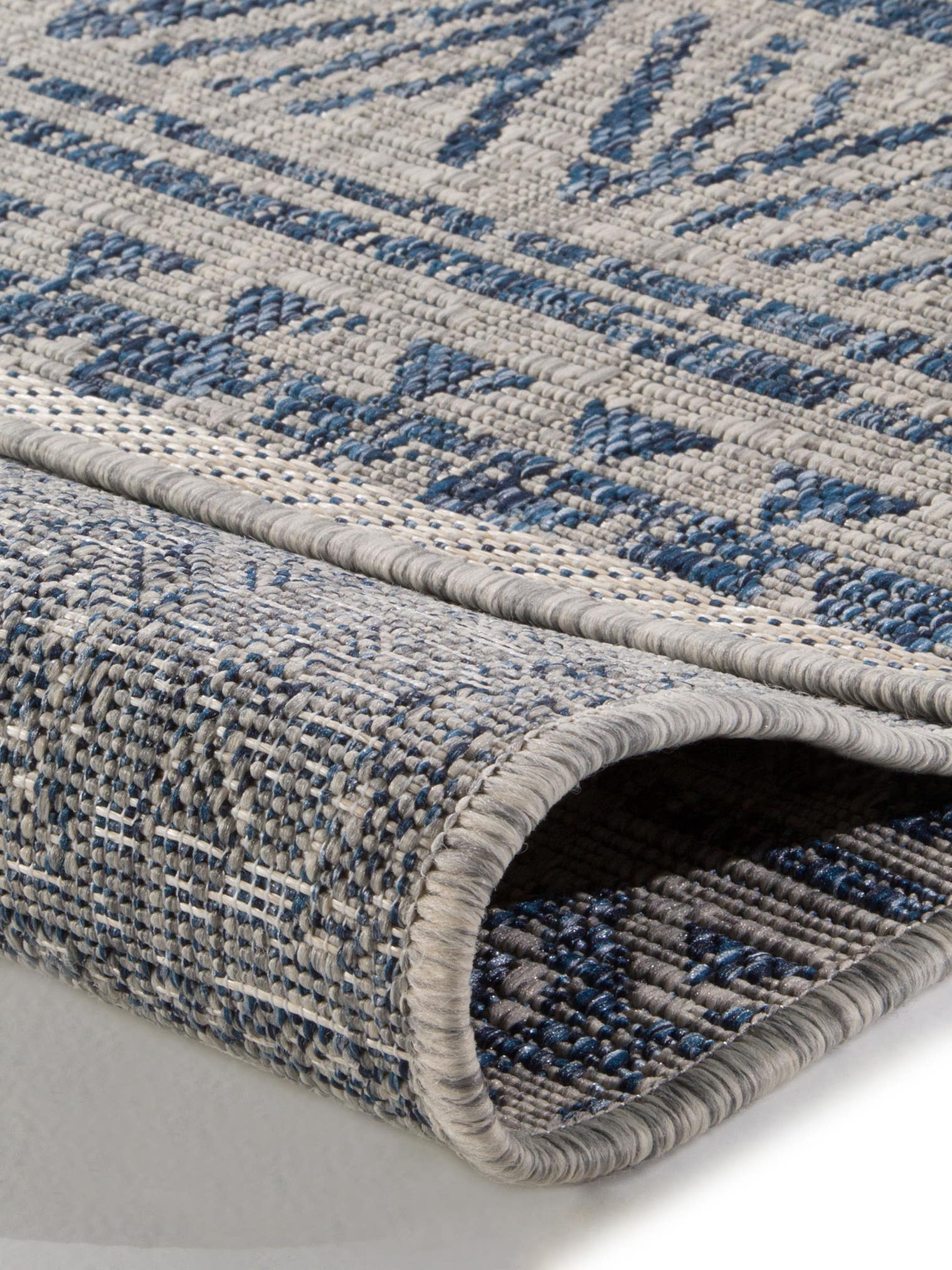 Alfombra de 100% Polipropileno en Azul con un pelo de {{Placeholder_Pile Height}} de altura de benuta Nest