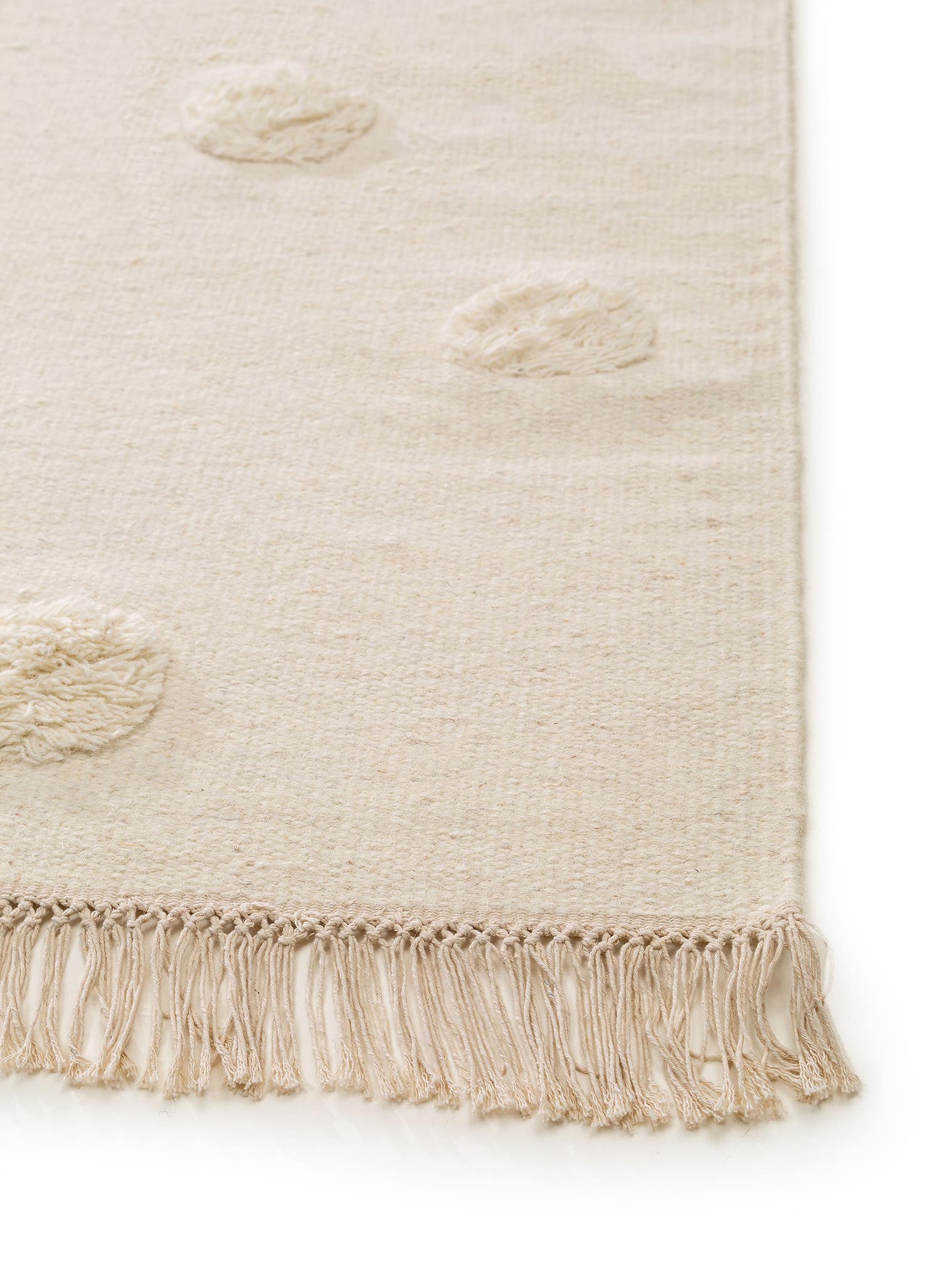 Rug made of 80% wool, 20% cotton in Grey with a 11 - 20 mm high pile by Lytte