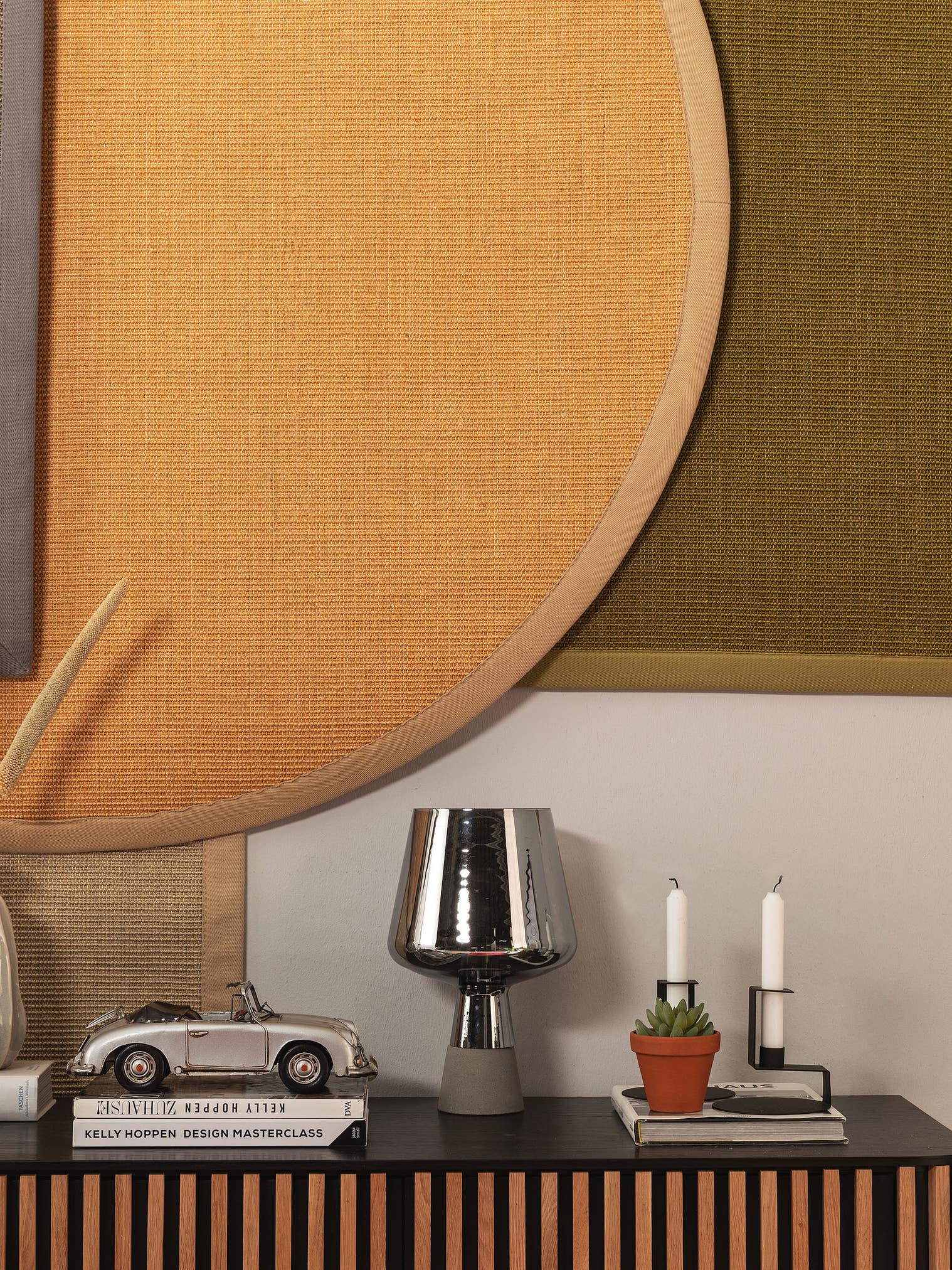 Teppich aus 100% Sisal in Beige mit bis 5 mm hohem Flor von benuta Nest