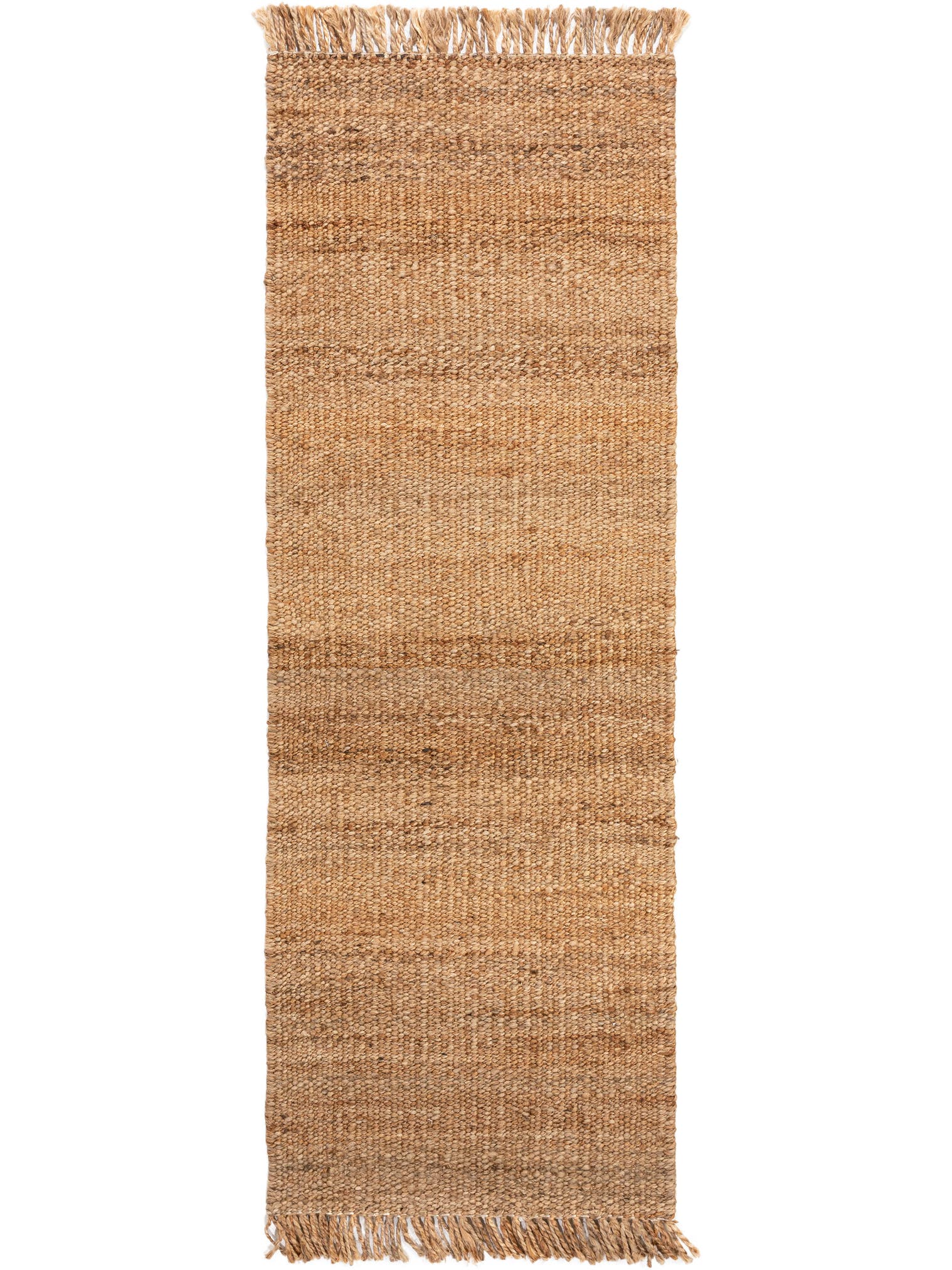 Teppich aus 100% Jute in Braun mit bis 5 mm hohem Flor von benuta Pure