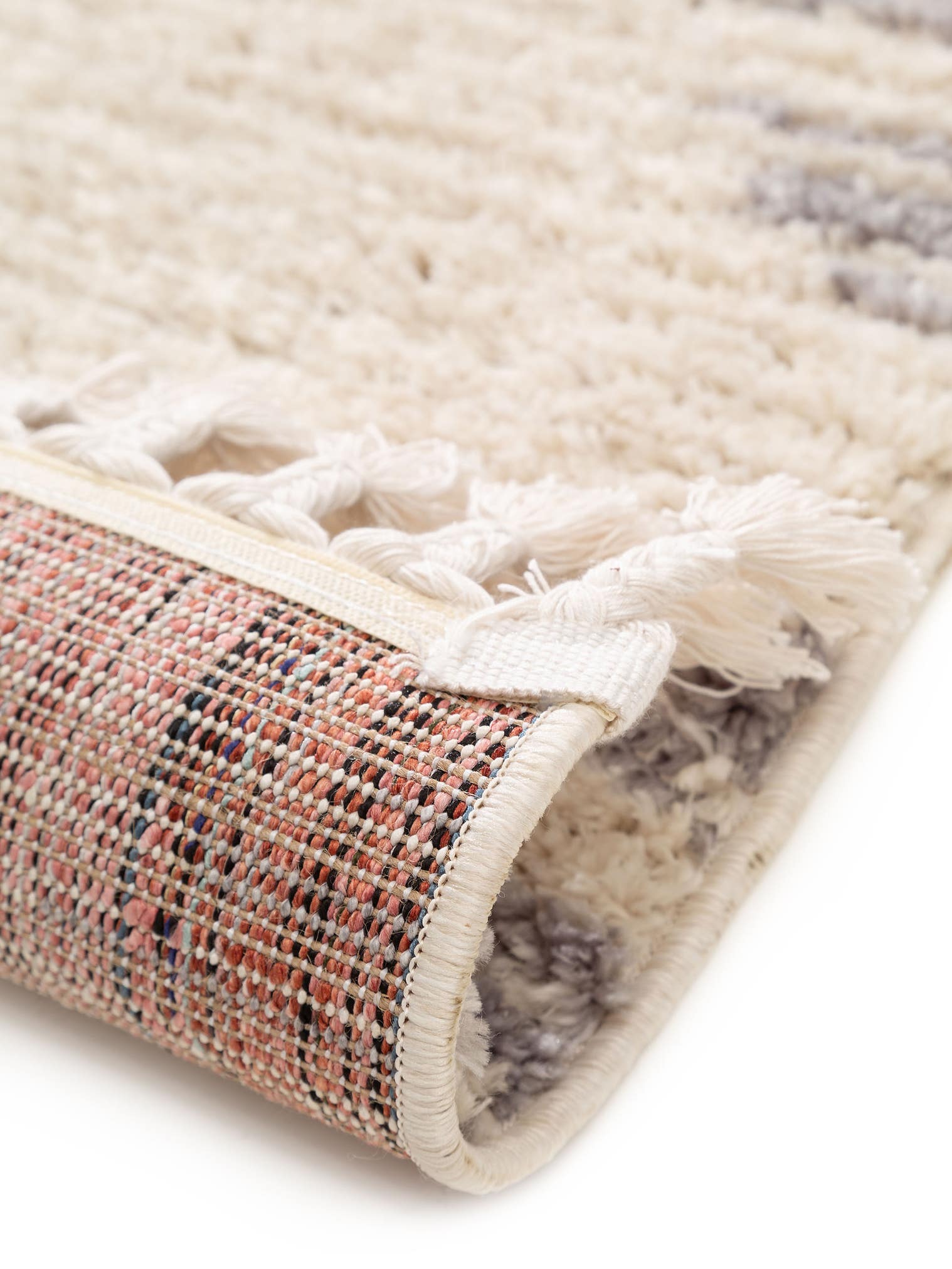Teppich aus 100% Polyester in Beige mit 21 bis 30 mm hohem Flor von benuta Pop
