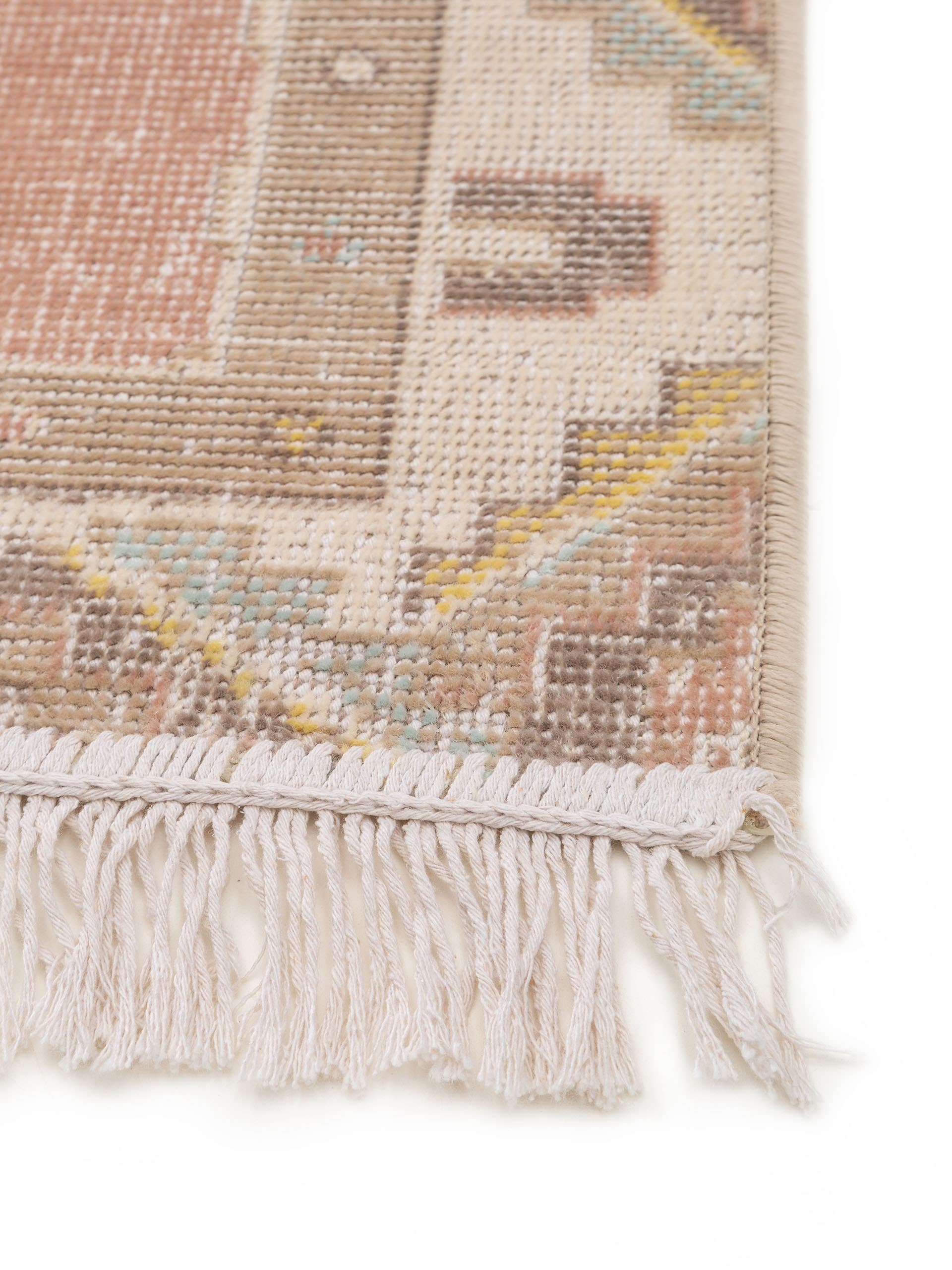 Alfombra de 60% Algodón, 40% Polipropileno en Beige con un pelo de {{Placeholder_Pile Height}} de altura de benuta Pop